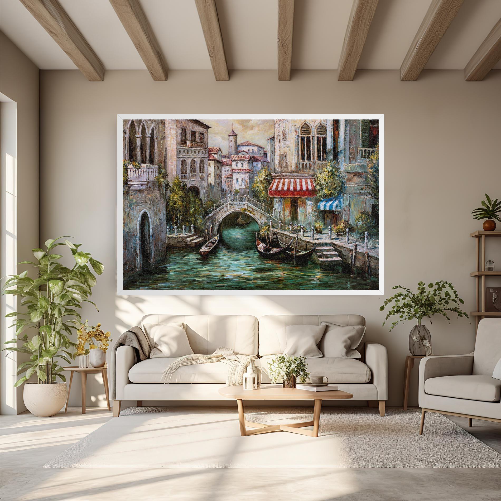 Leinwandbild Venice Colors mockup 6