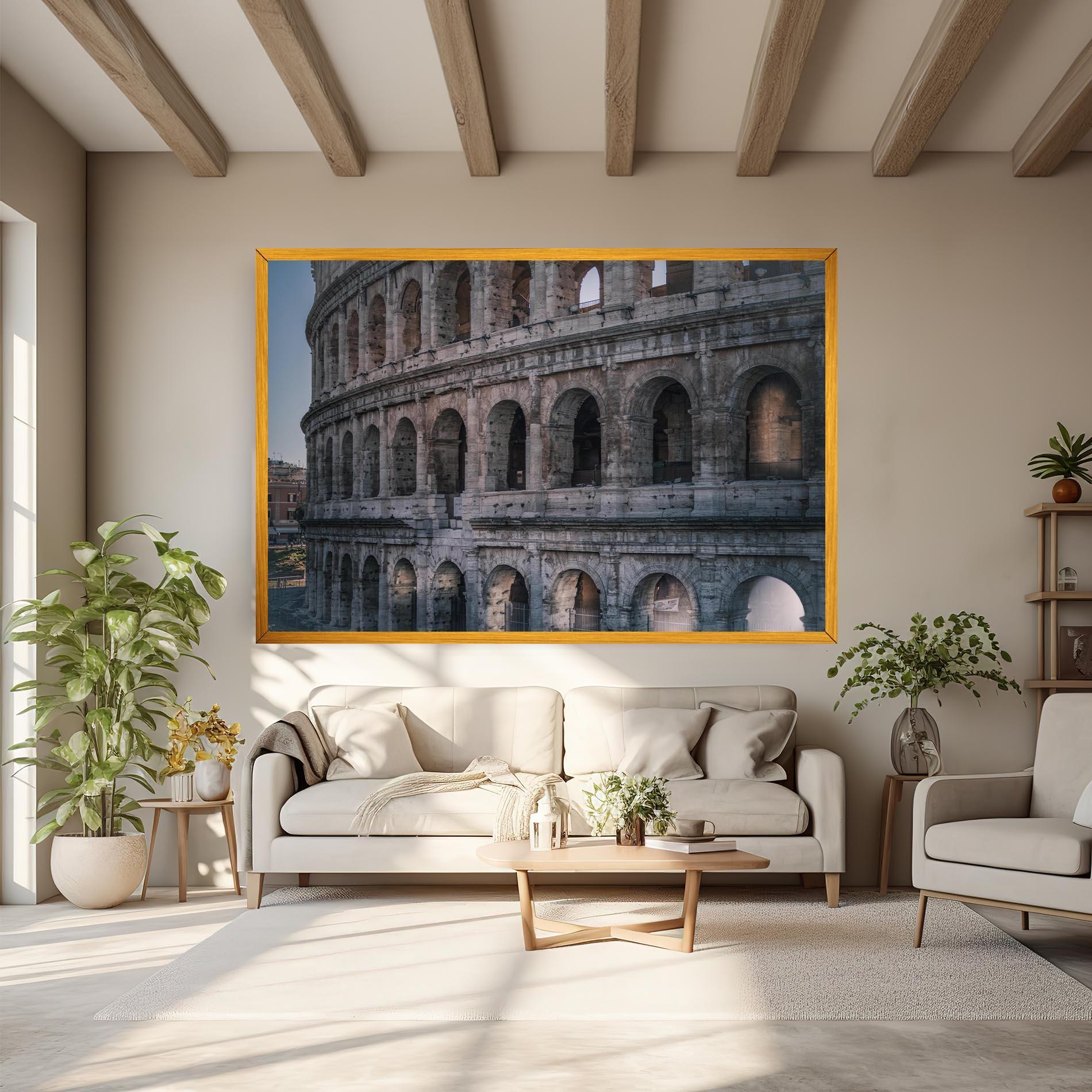 Leinwandbild Colosseum Roma mockup 6