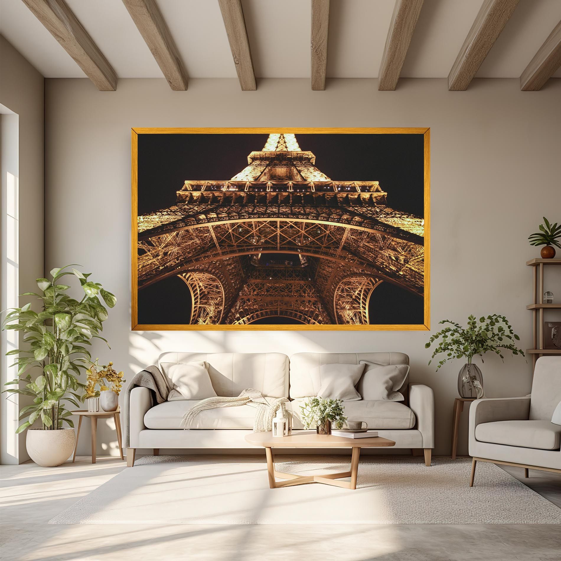 Eiffel Tower At Night mockup 6