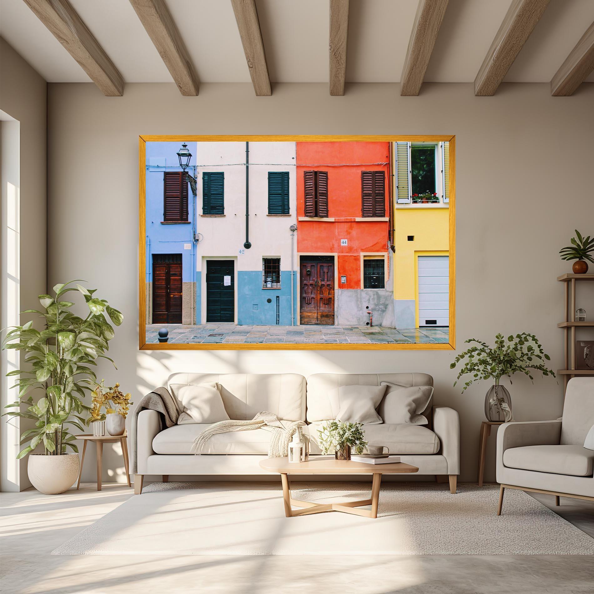 Leinwandbild Italian Home mockup 6