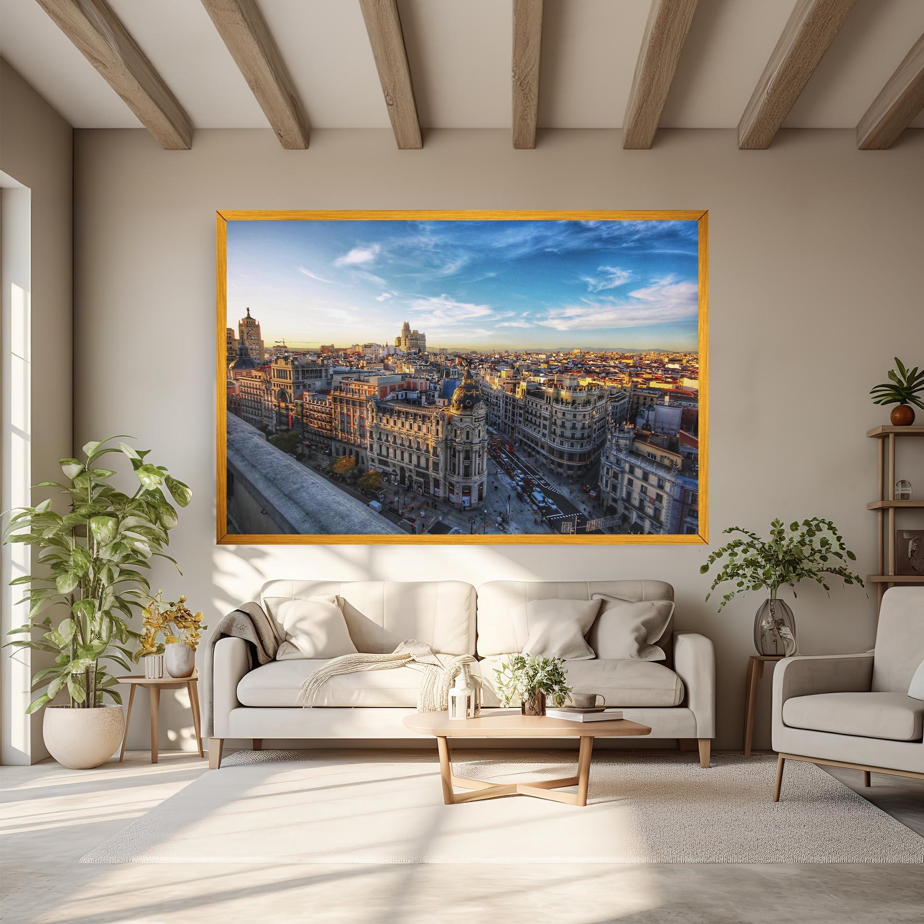 Leinwandbild Madrid View mockup 6
