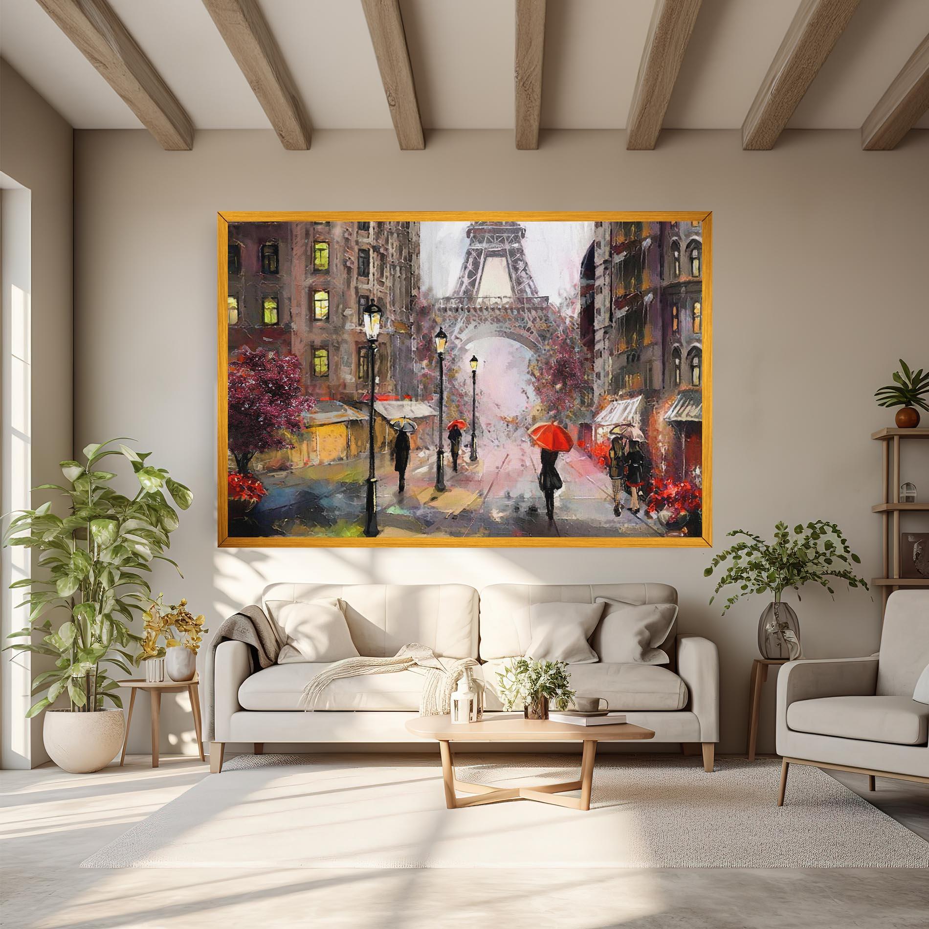Leinwandbild Paris Colours mockup 6