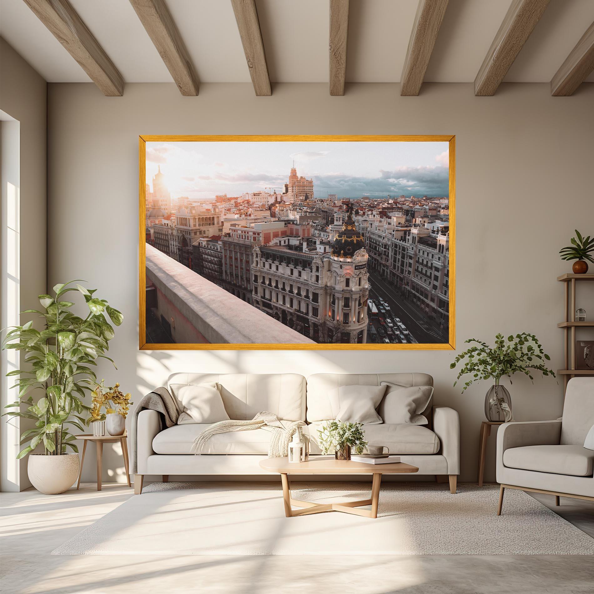 Leinwandbild Spain Sunrise mockup 6