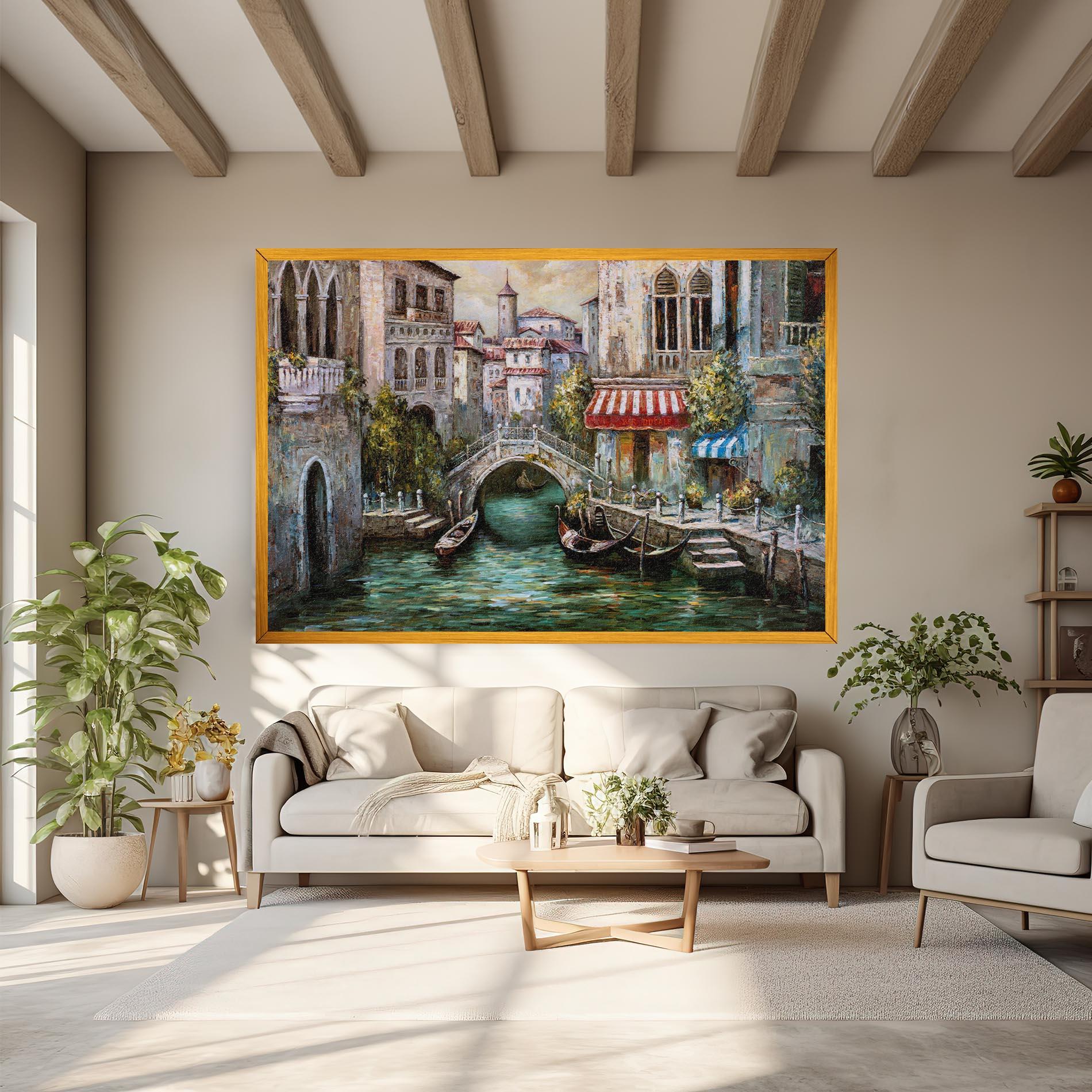 Leinwandbild Venice Colors mockup 6