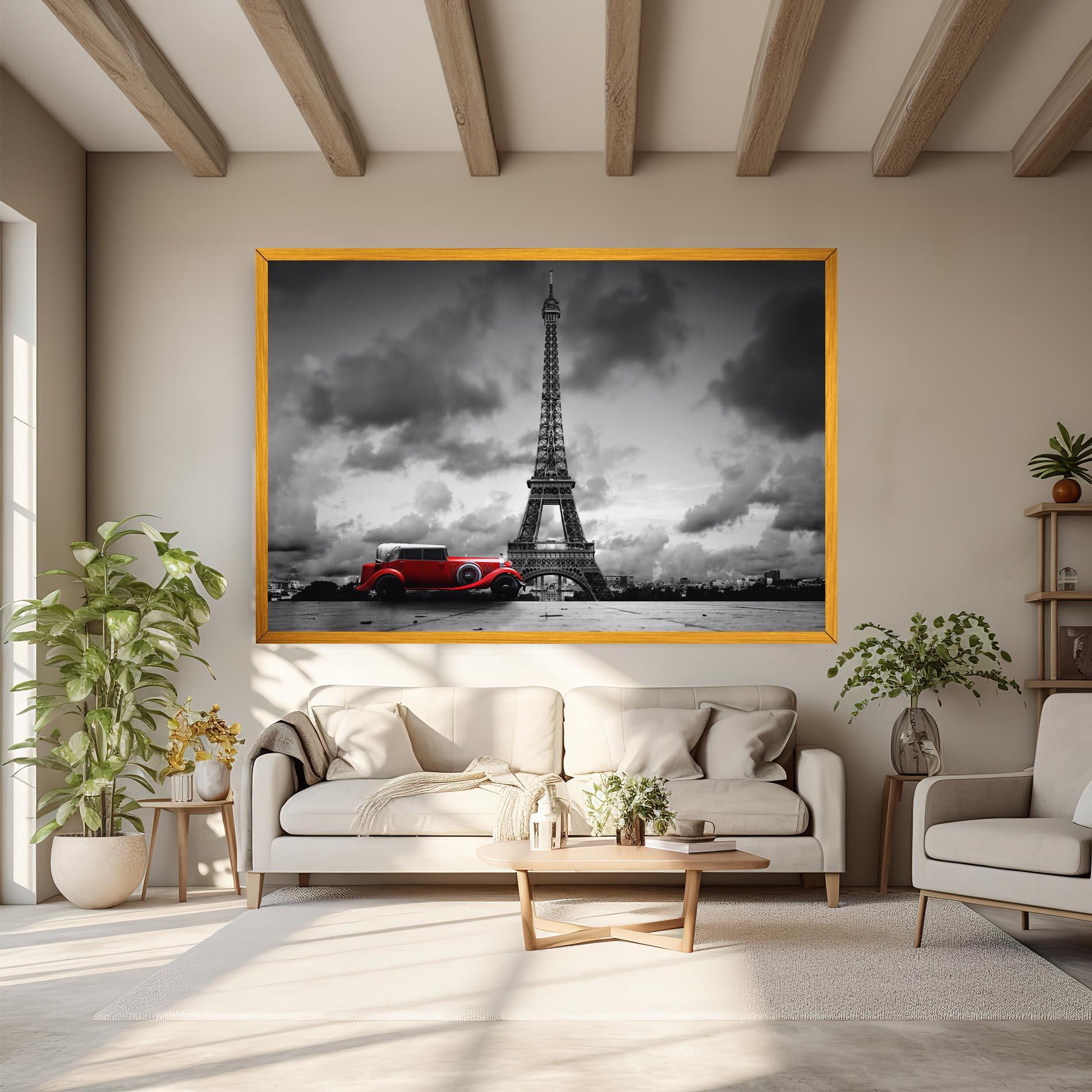 Leinwandbild Vintage Paris mockup 6