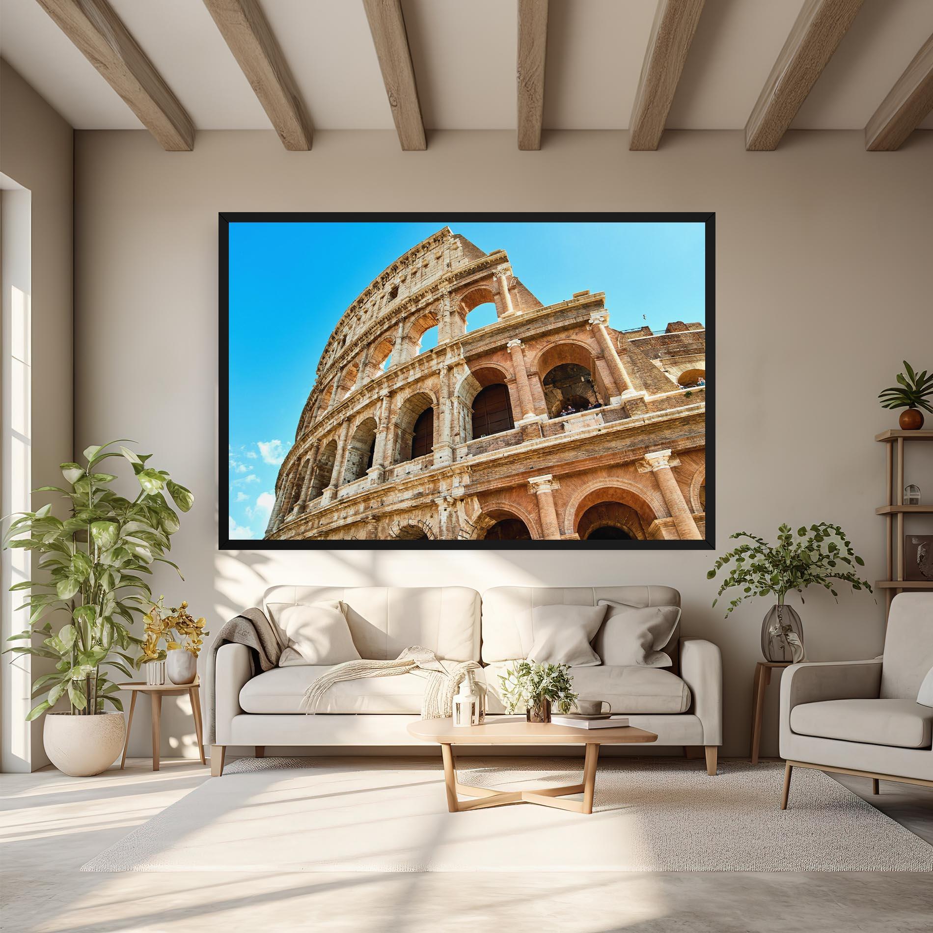 Leinwandbild Close Colosseum mockup 6