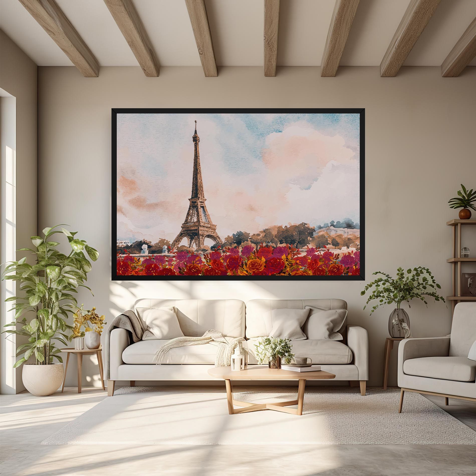 Eiffel Tower Roses mockup 6