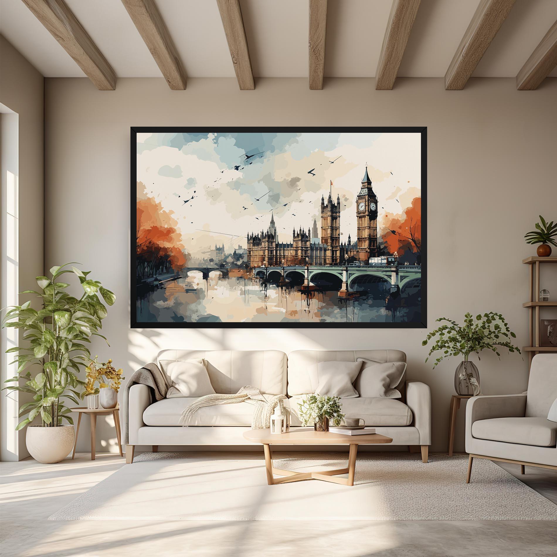 Leinwandbild England Art mockup 6