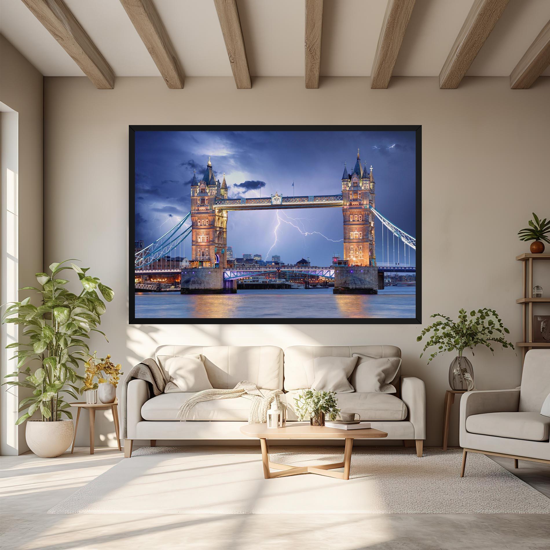 Leinwandbild London Tower Bridge mockup 6