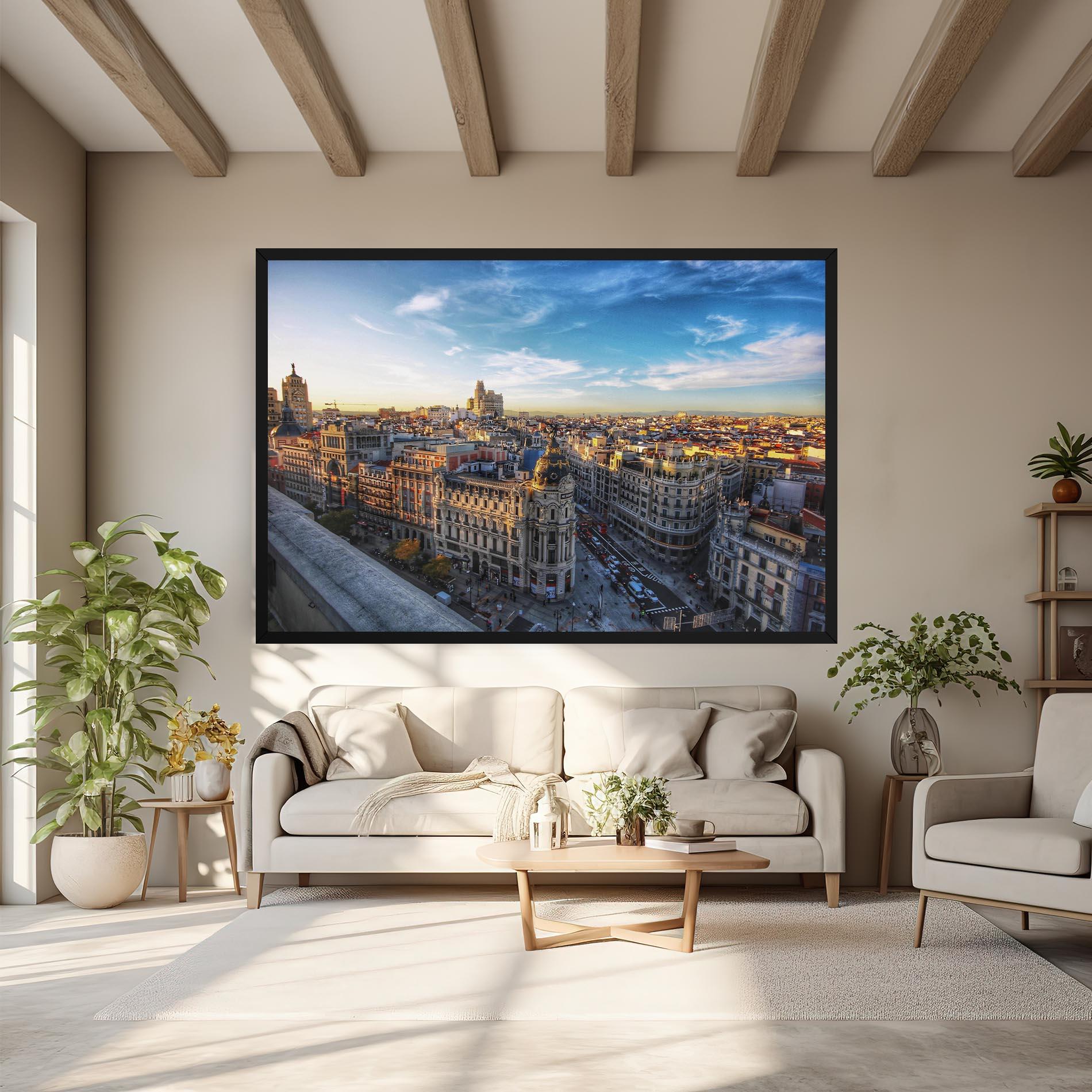 Leinwandbild Madrid View mockup 6