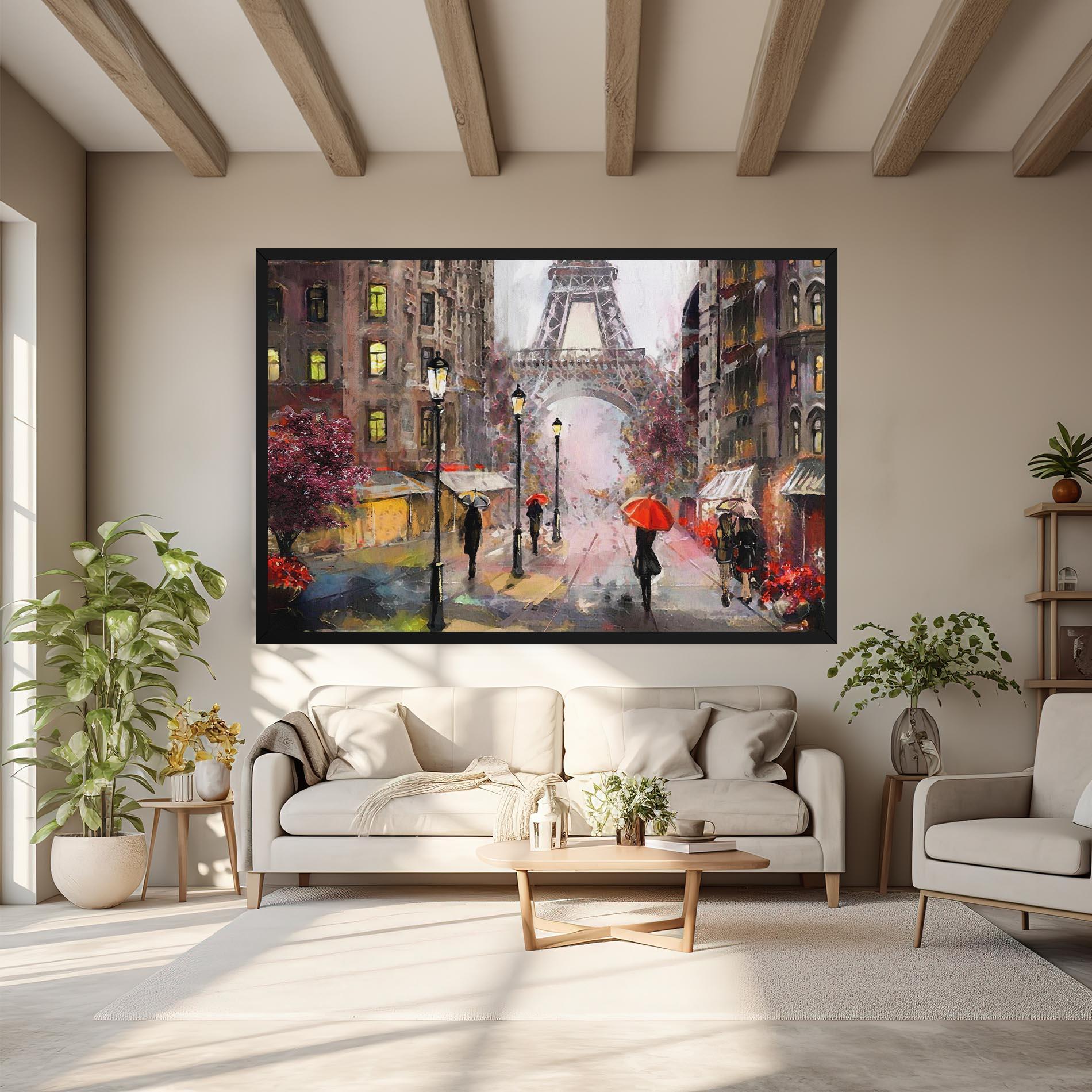 Leinwandbild Paris Colours mockup 6