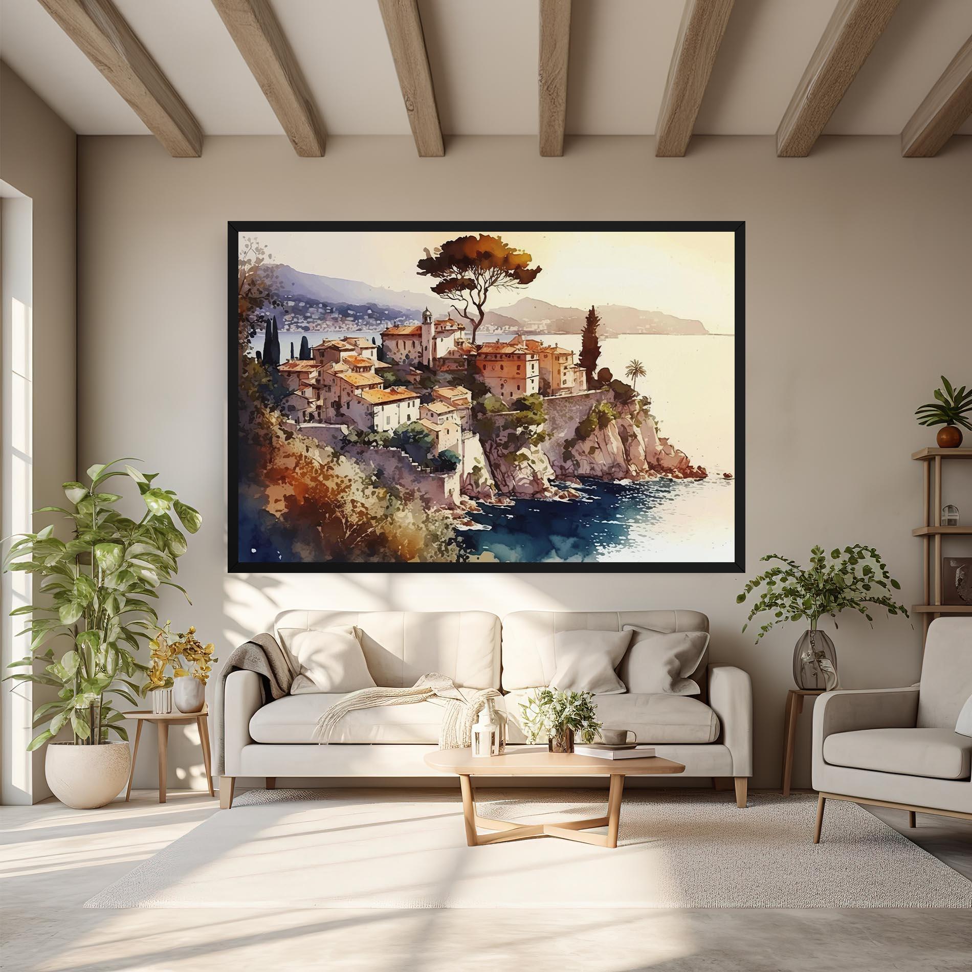 Leinwandbild Stunning View Painting mockup 6