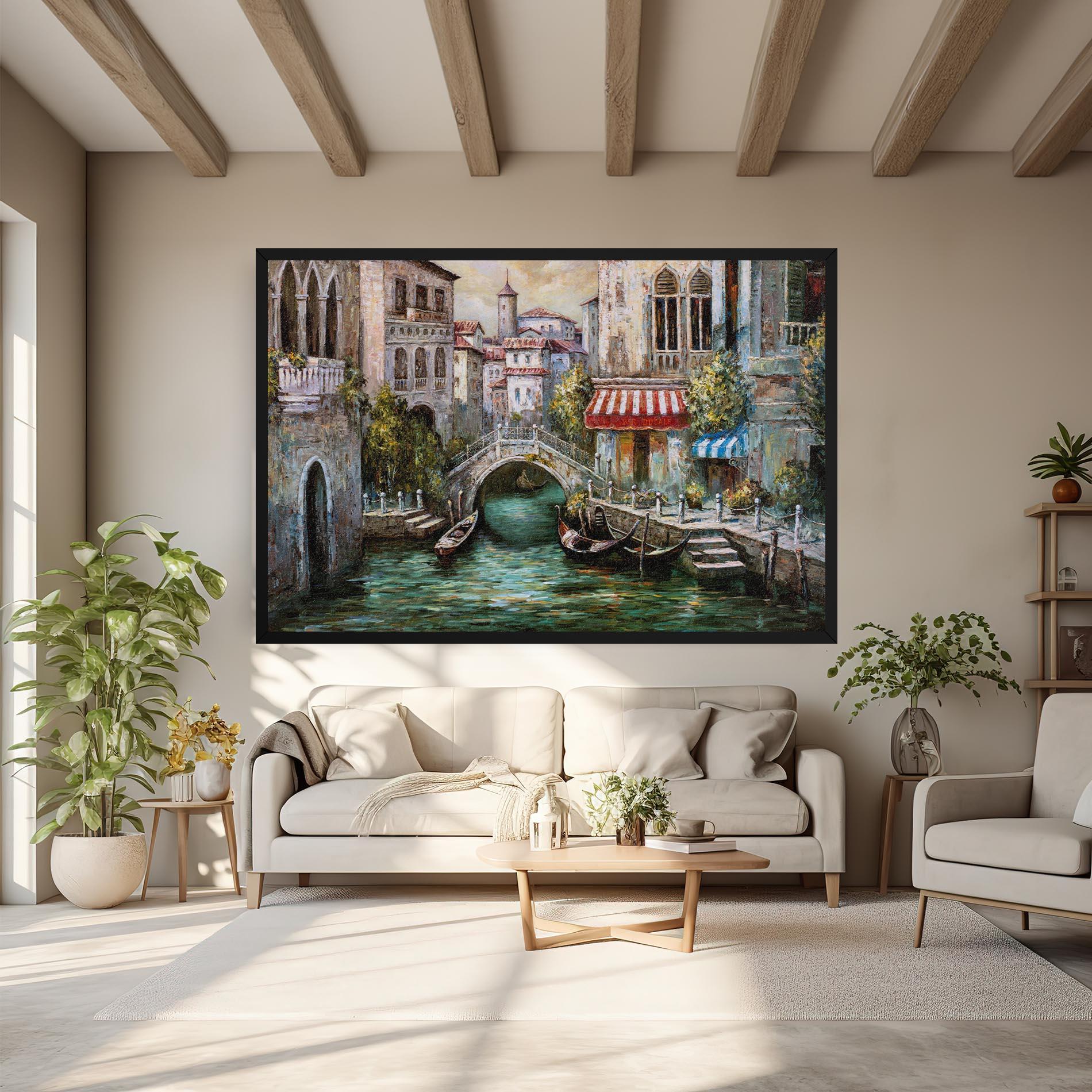 Leinwandbild Venice Colors mockup 6