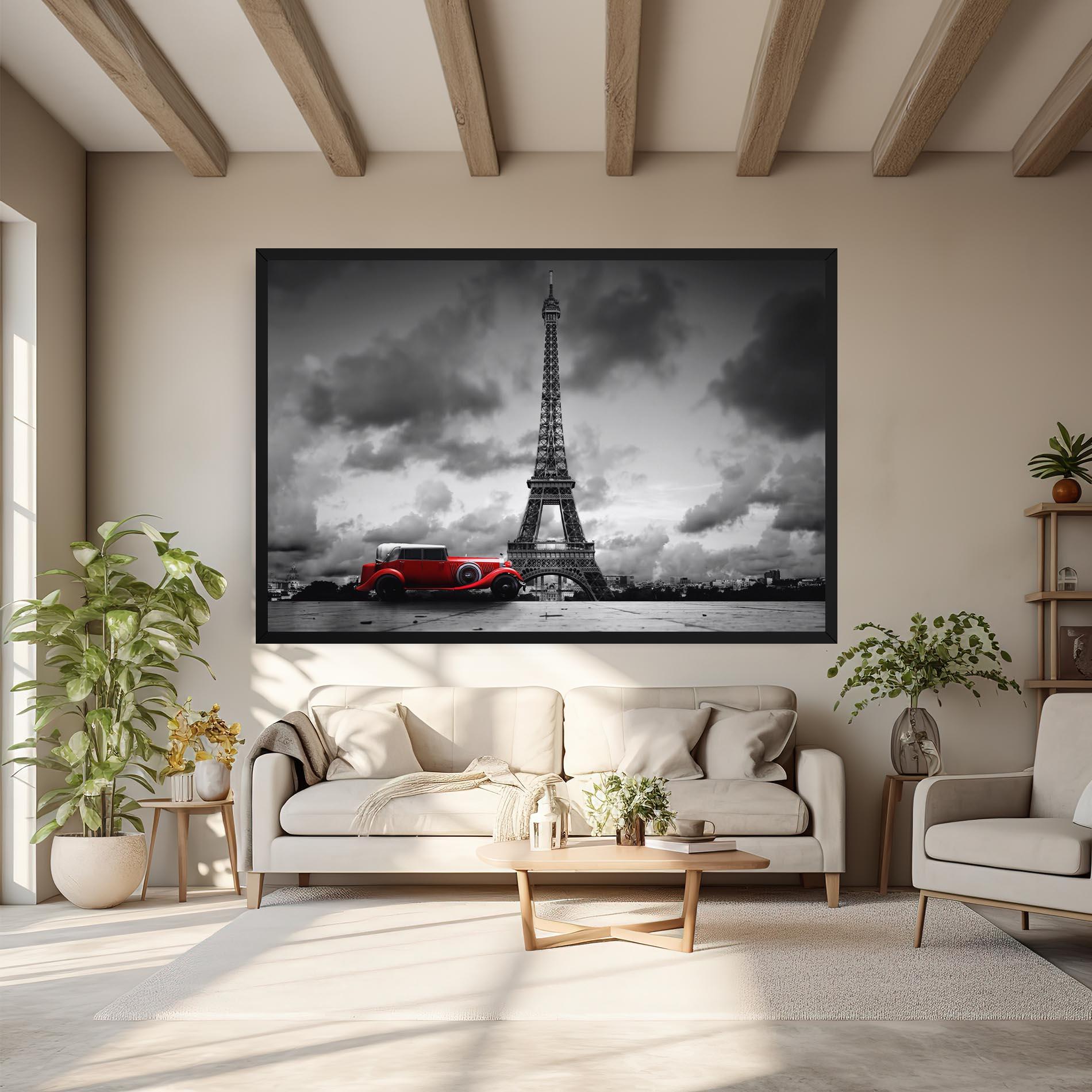 Leinwandbild Vintage Paris mockup 6