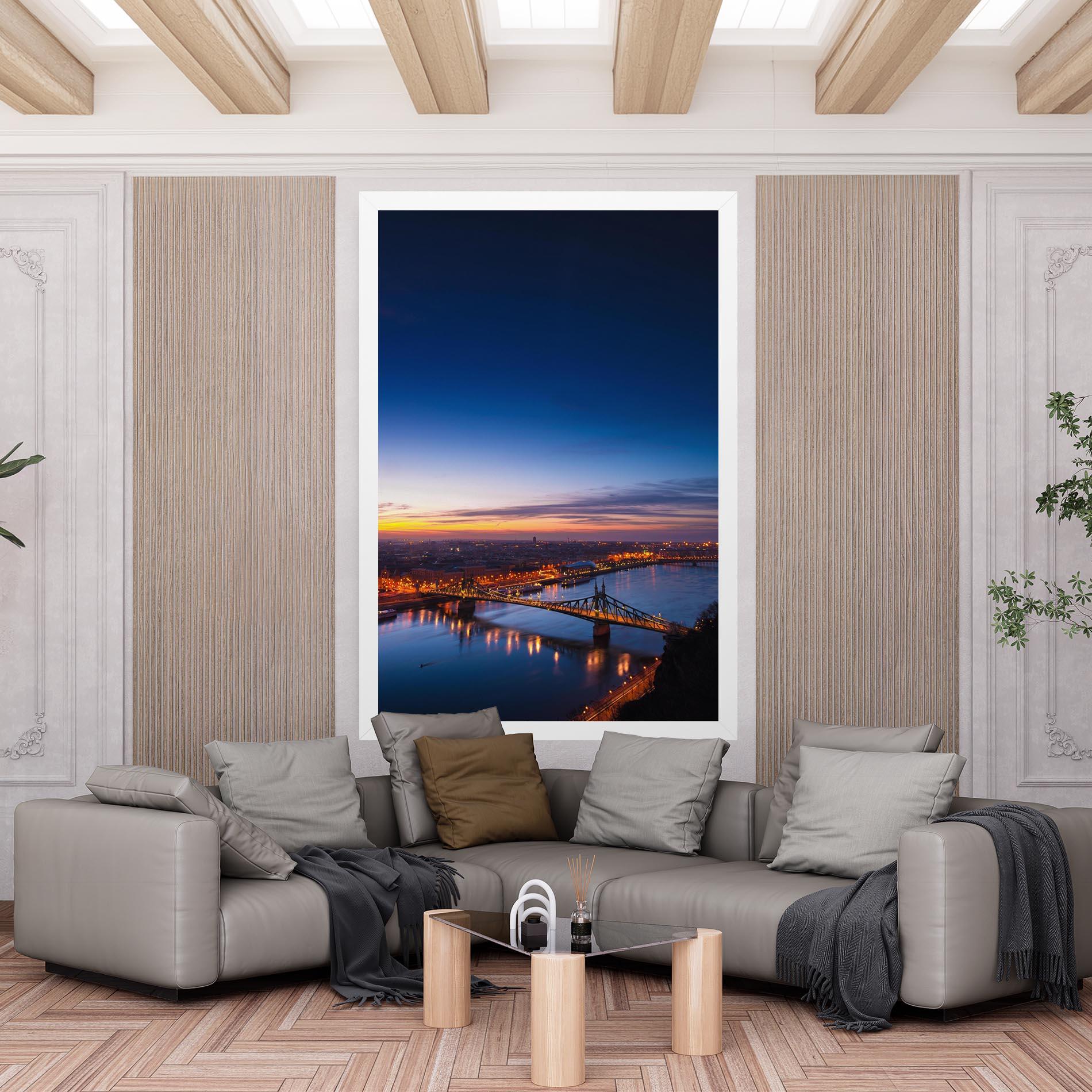 Leinwandbild Budapest Sunset mockup 6