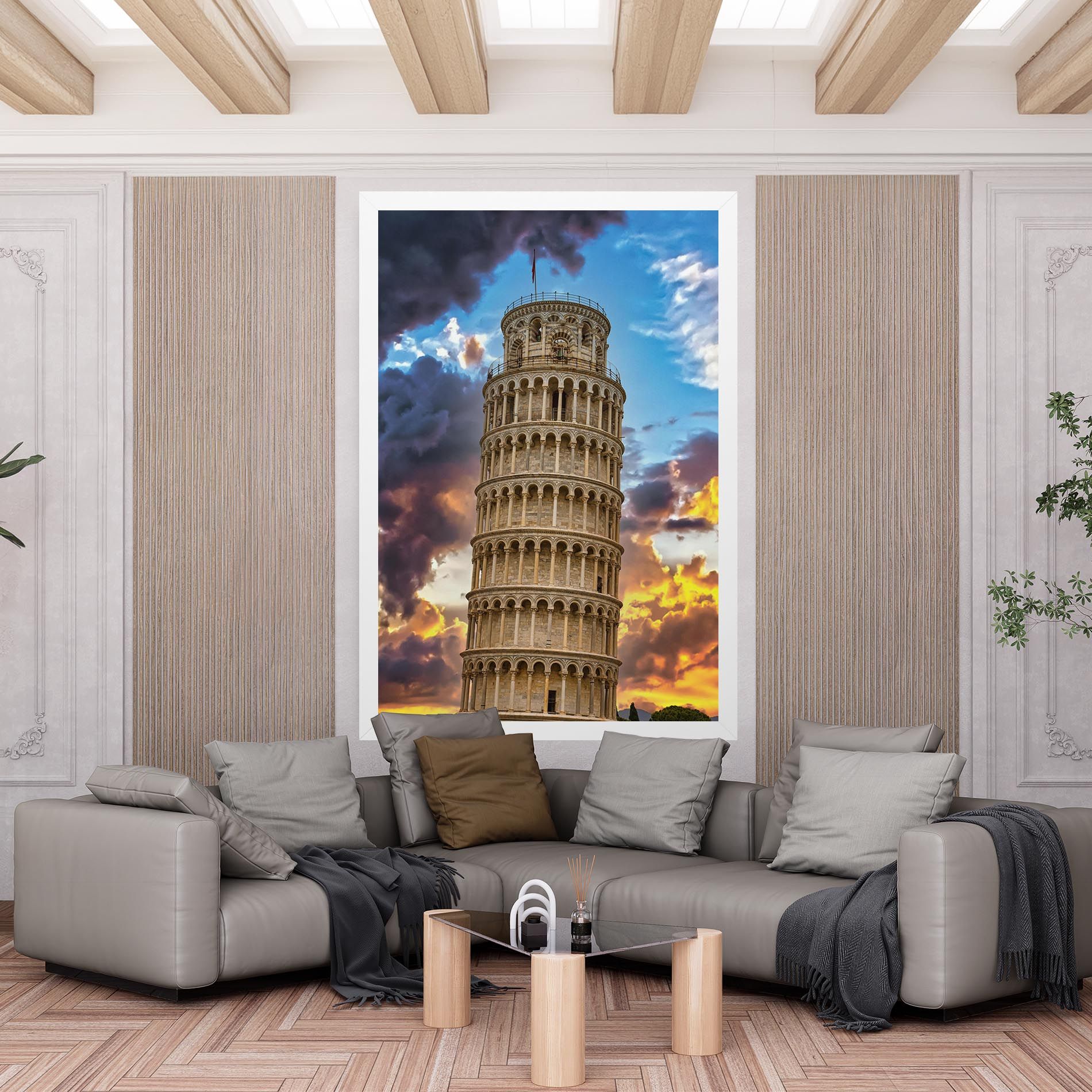 Tower Of Pisa Sunset mockup 6