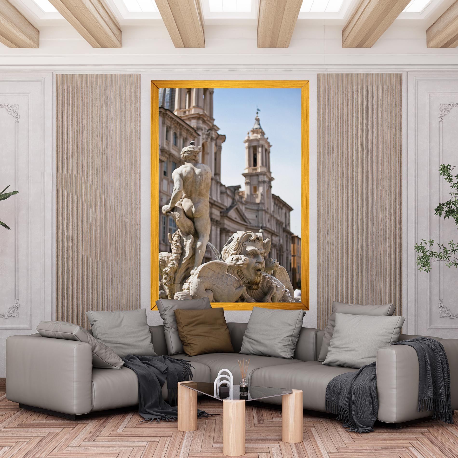 Baroque Statue Italy mockup 6
