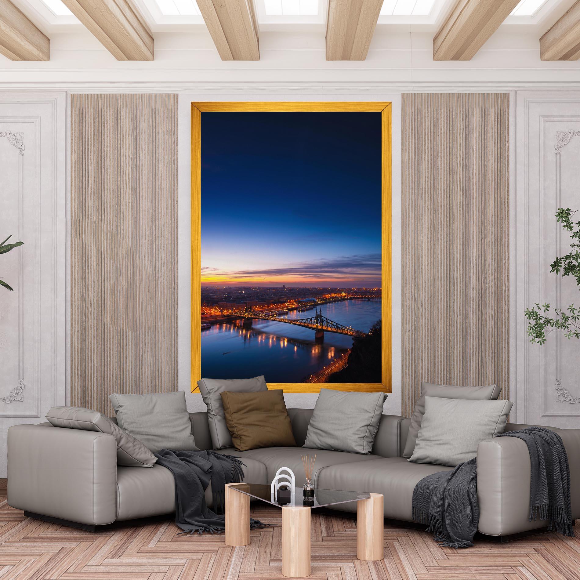Leinwandbild Budapest Sunset mockup 6
