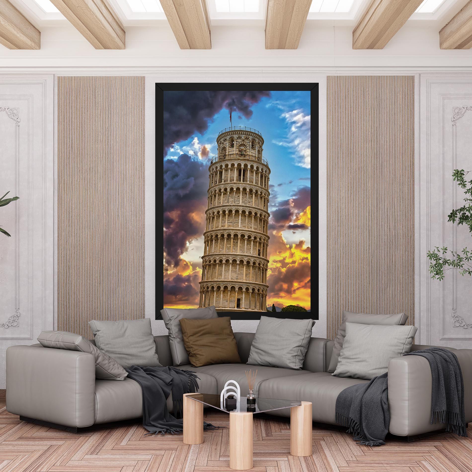 Tower Of Pisa Sunset mockup 6