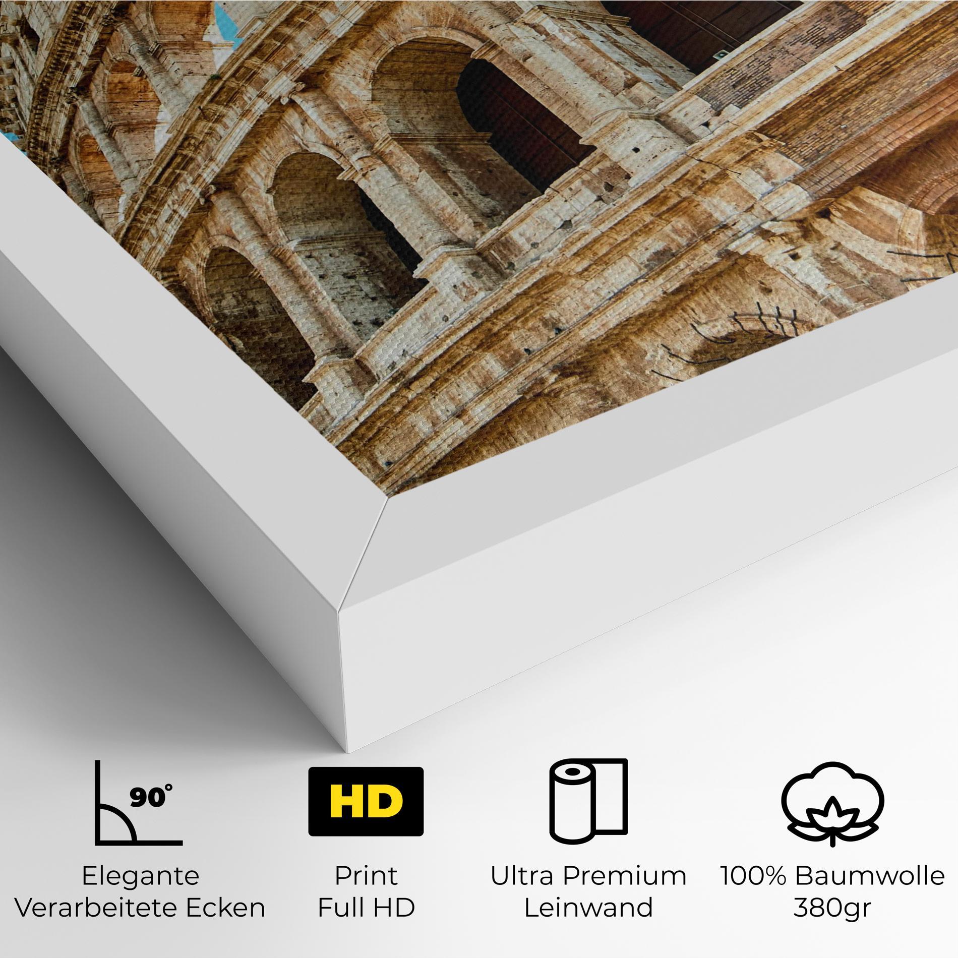 Leinwandbild Close Colosseum mockup 4