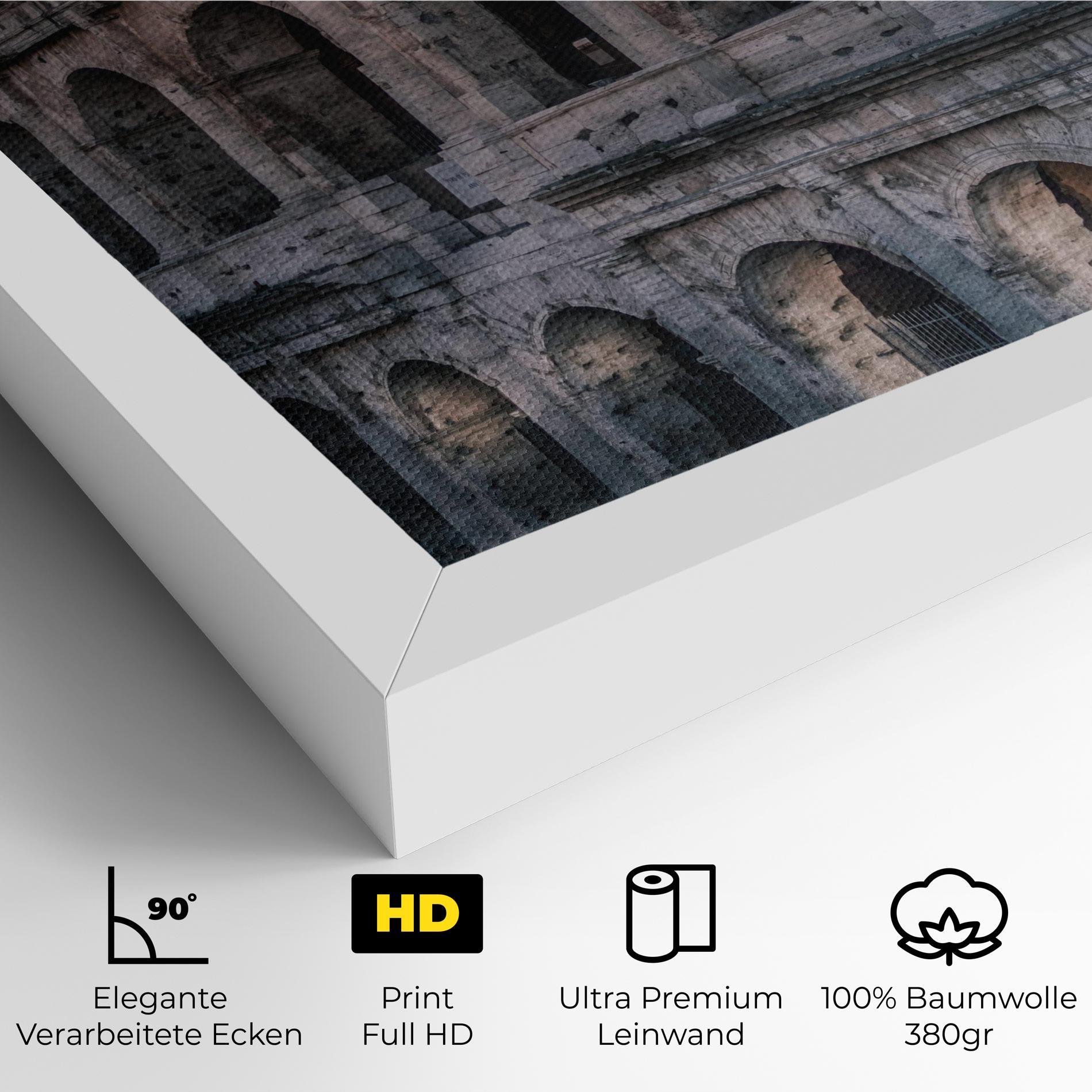 Leinwandbild Colosseum Roma mockup 4