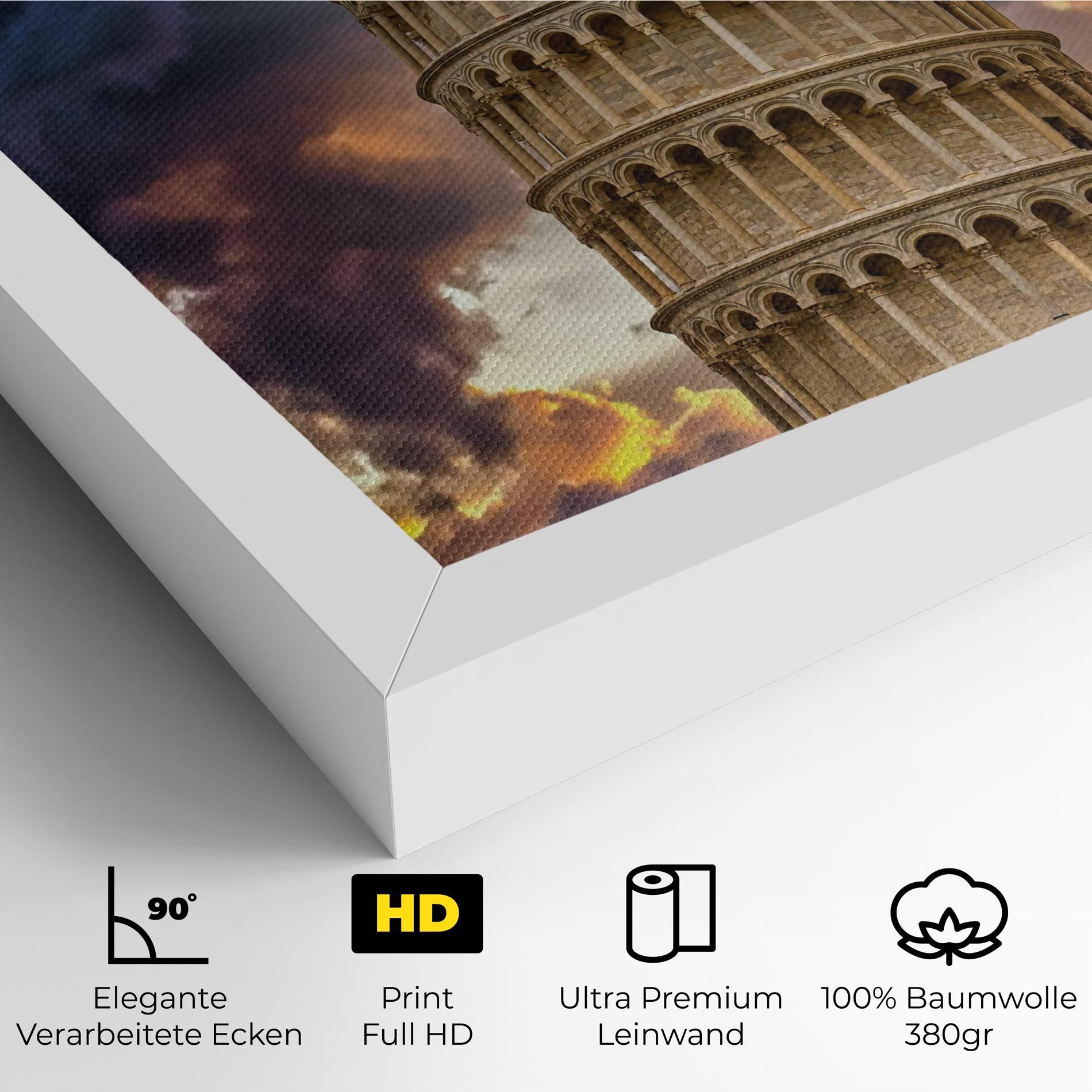 Tower Of Pisa Sunset mockup 4
