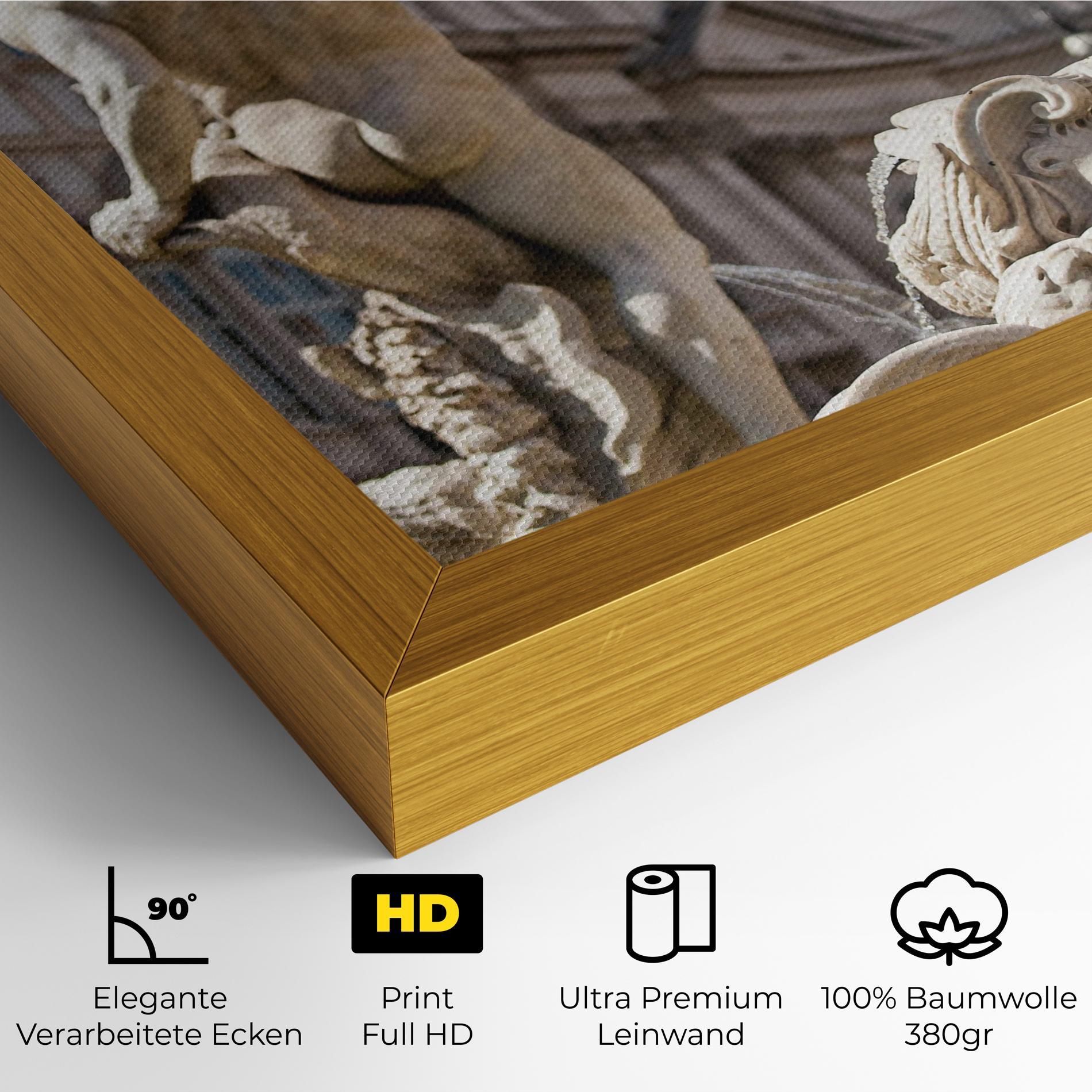 Leinwandbild Baroque Statue Italy mockup 4