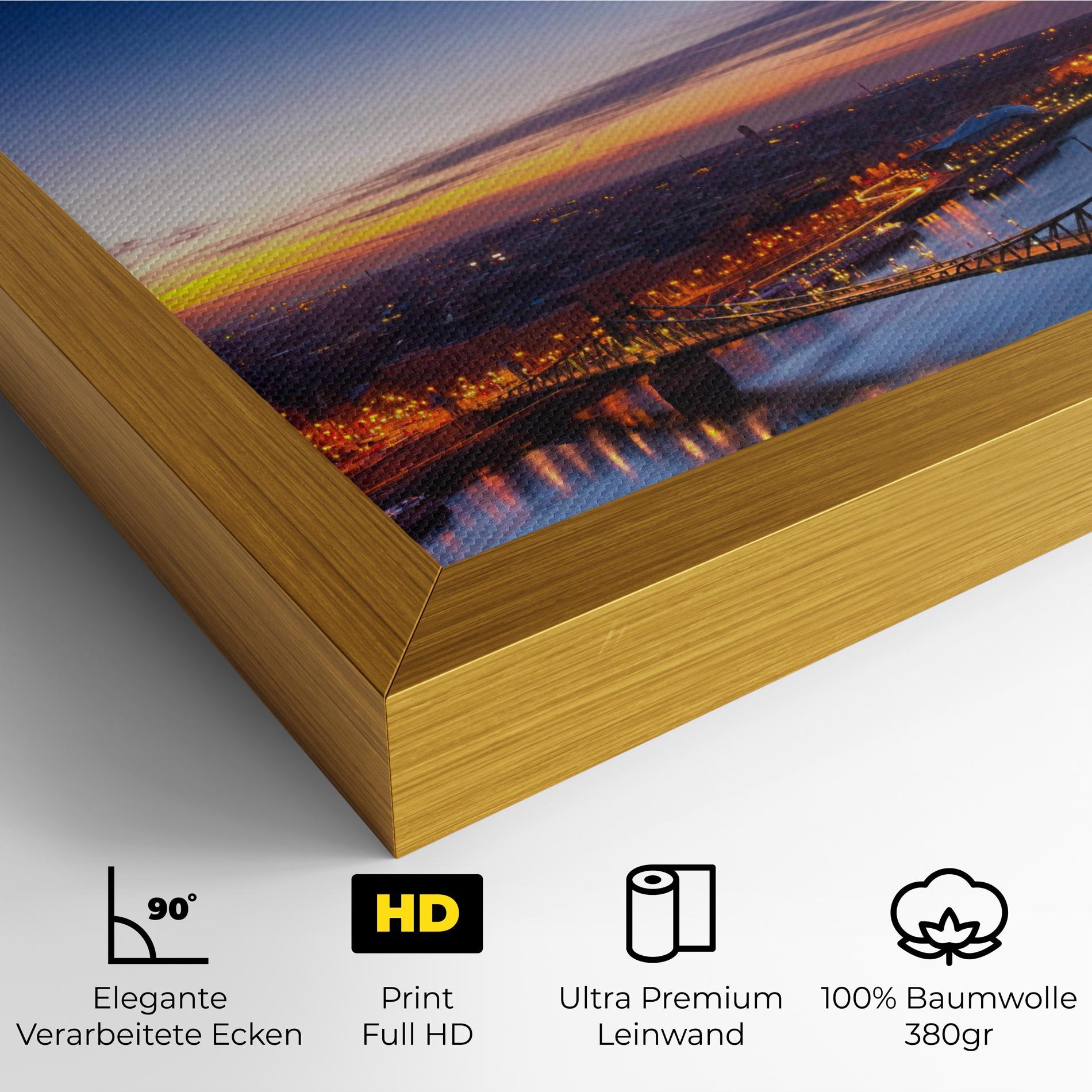 Leinwandbild Budapest Sunset mockup 4