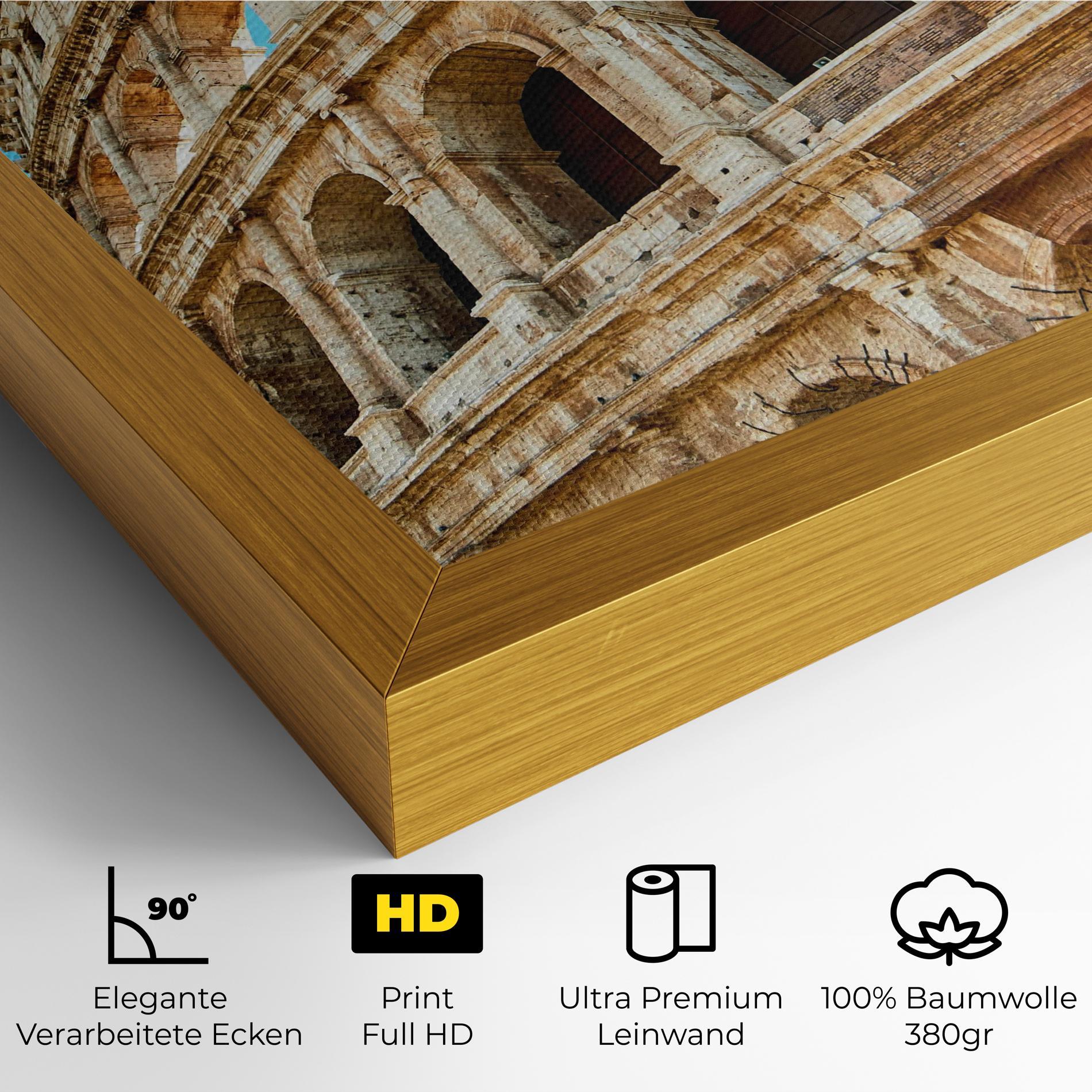 Leinwandbild Close Colosseum mockup 4