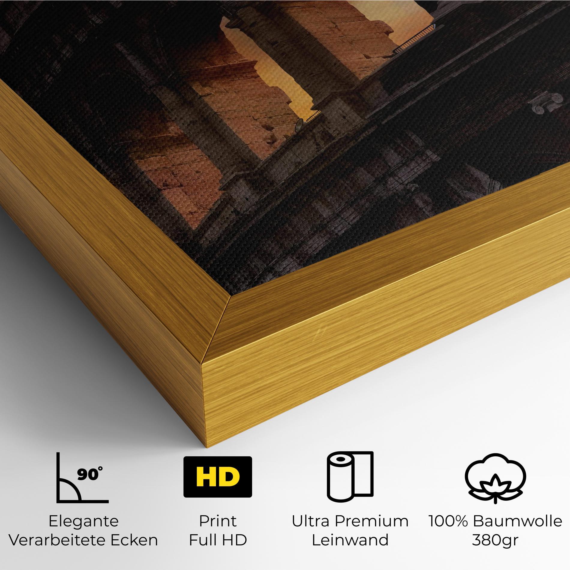 Leinwandbild Colosseum Sunset mockup 4