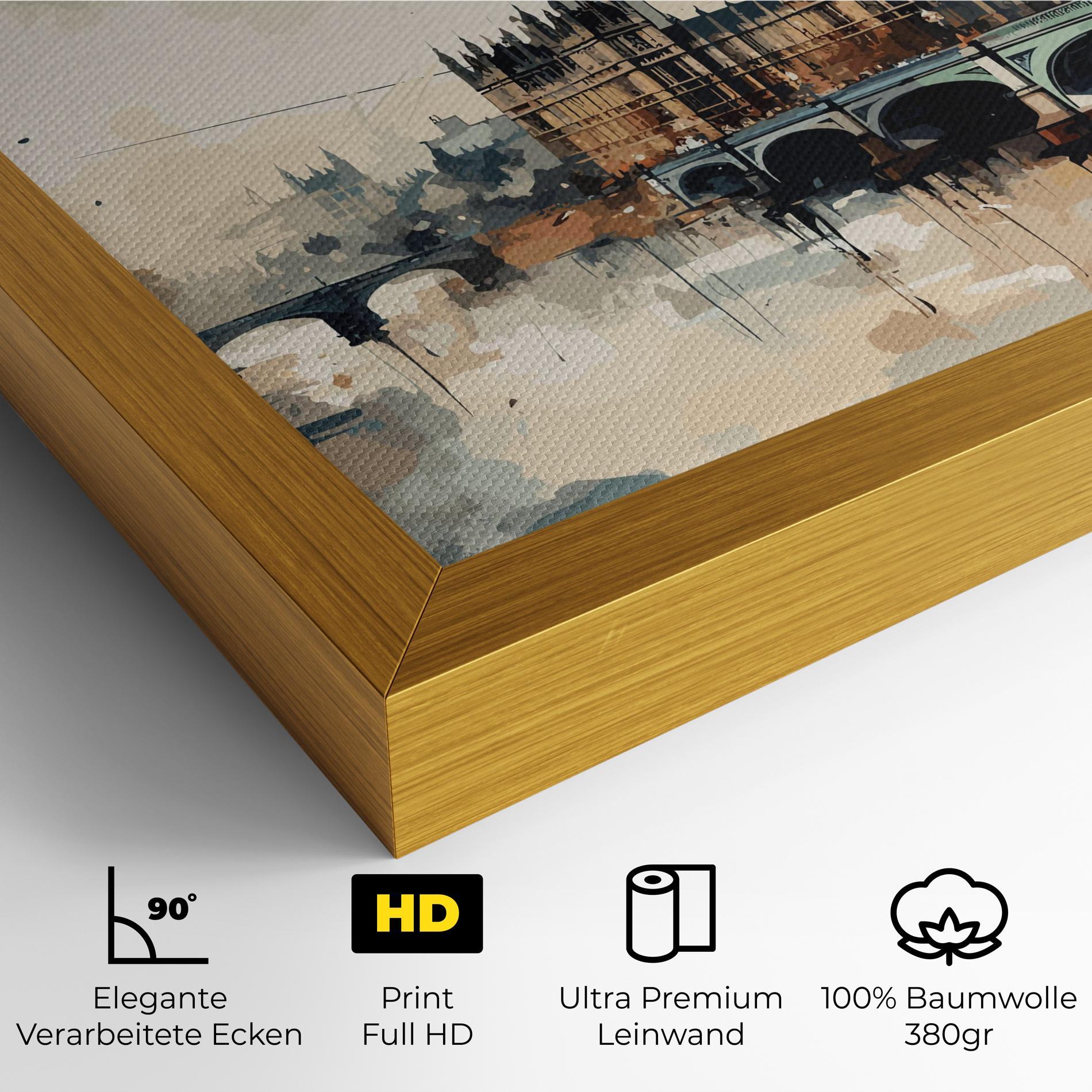 Leinwandbild England Art mockup 4