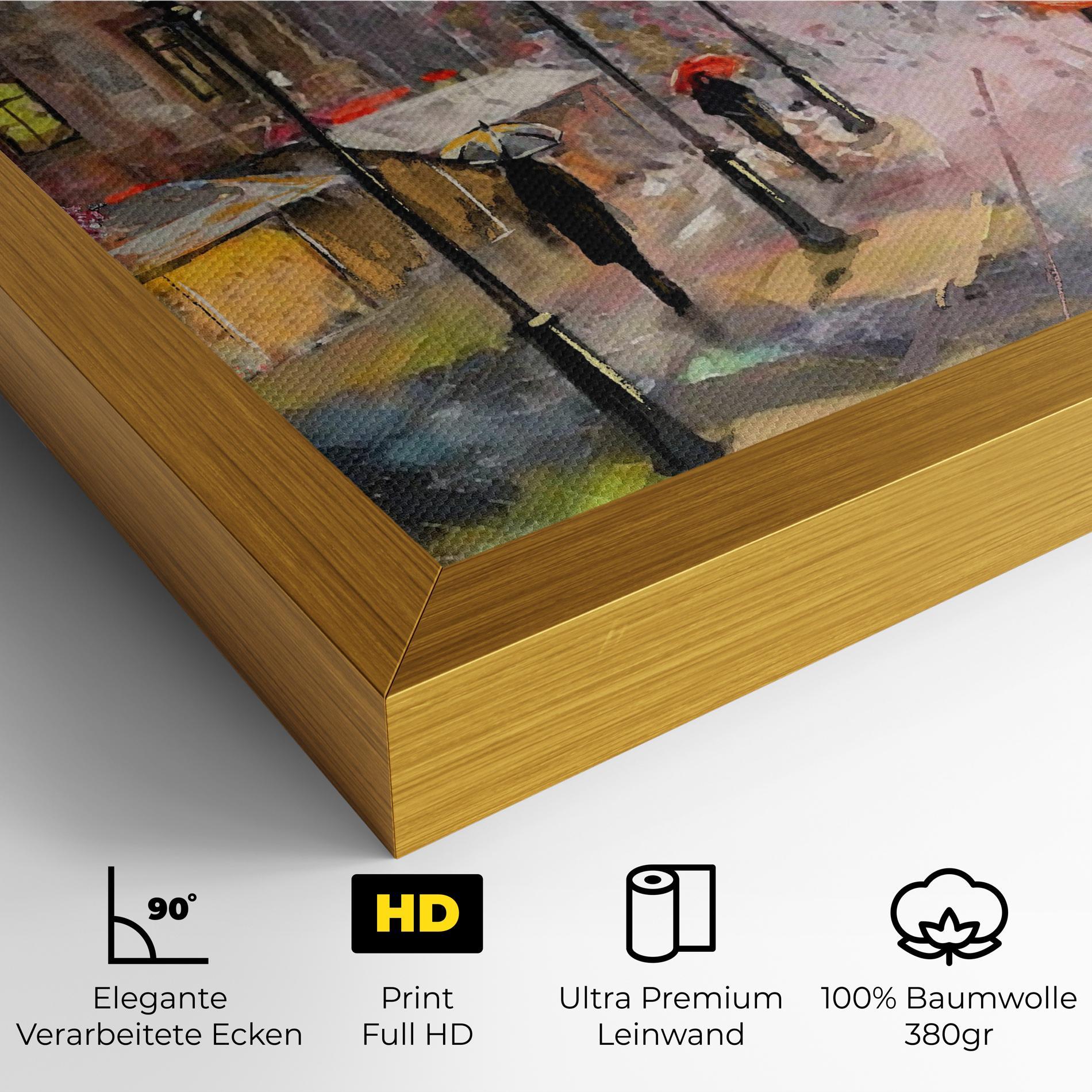 Leinwandbild Paris Colours mockup 4