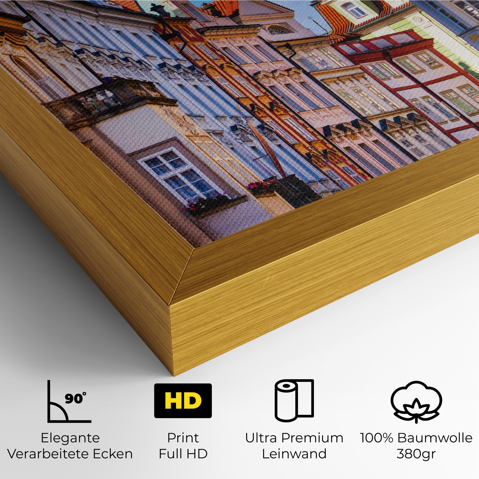 Leinwandbild Prague Buildings mockup 4