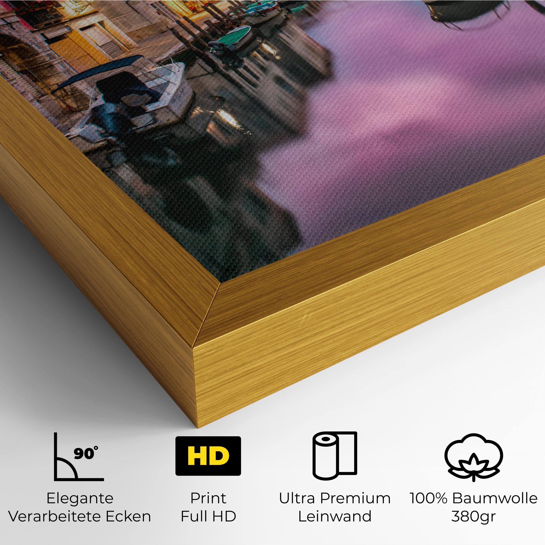 Leinwandbild Purple Light Venecia mockup 4