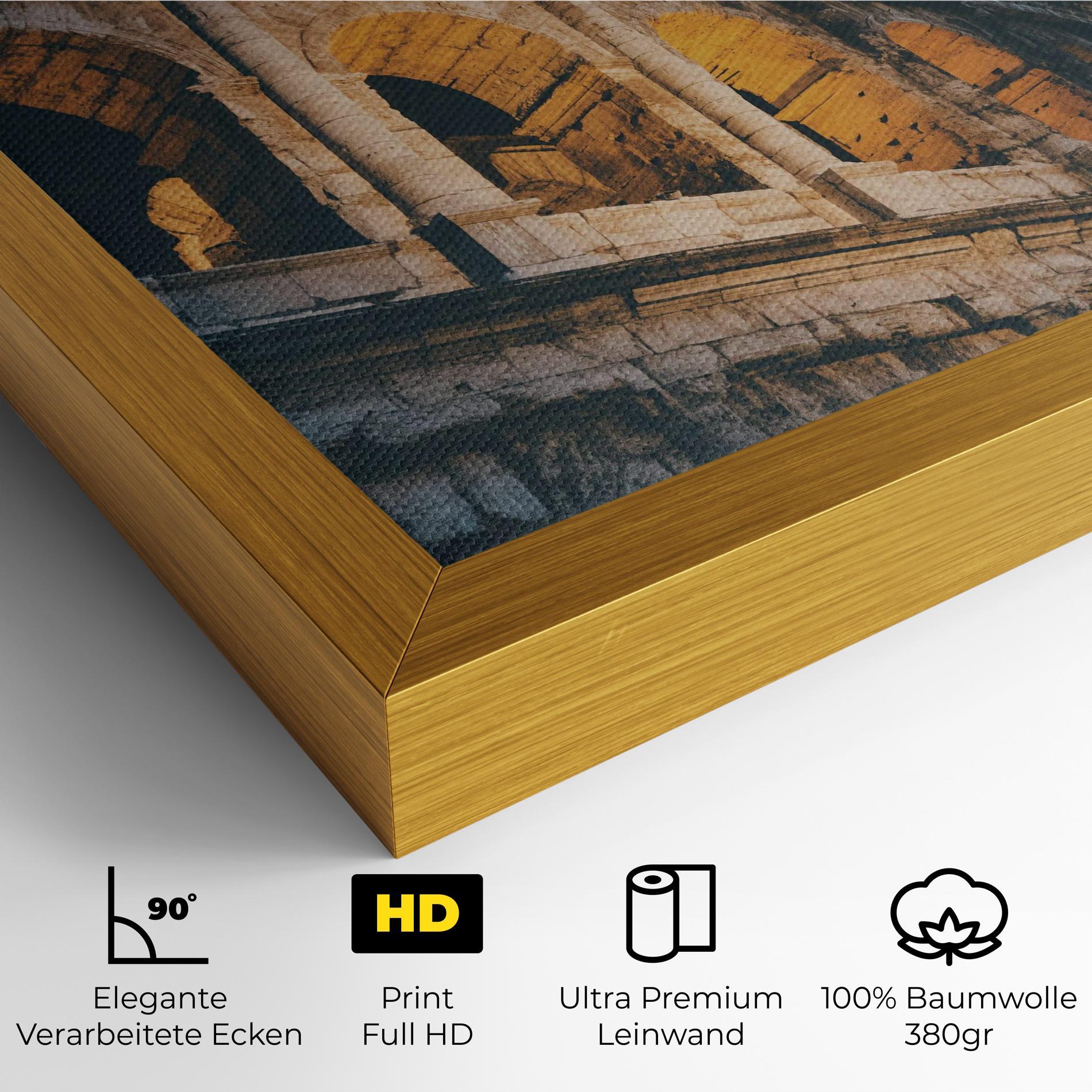 Leinwandbild Shadow Colosseum mockup 4