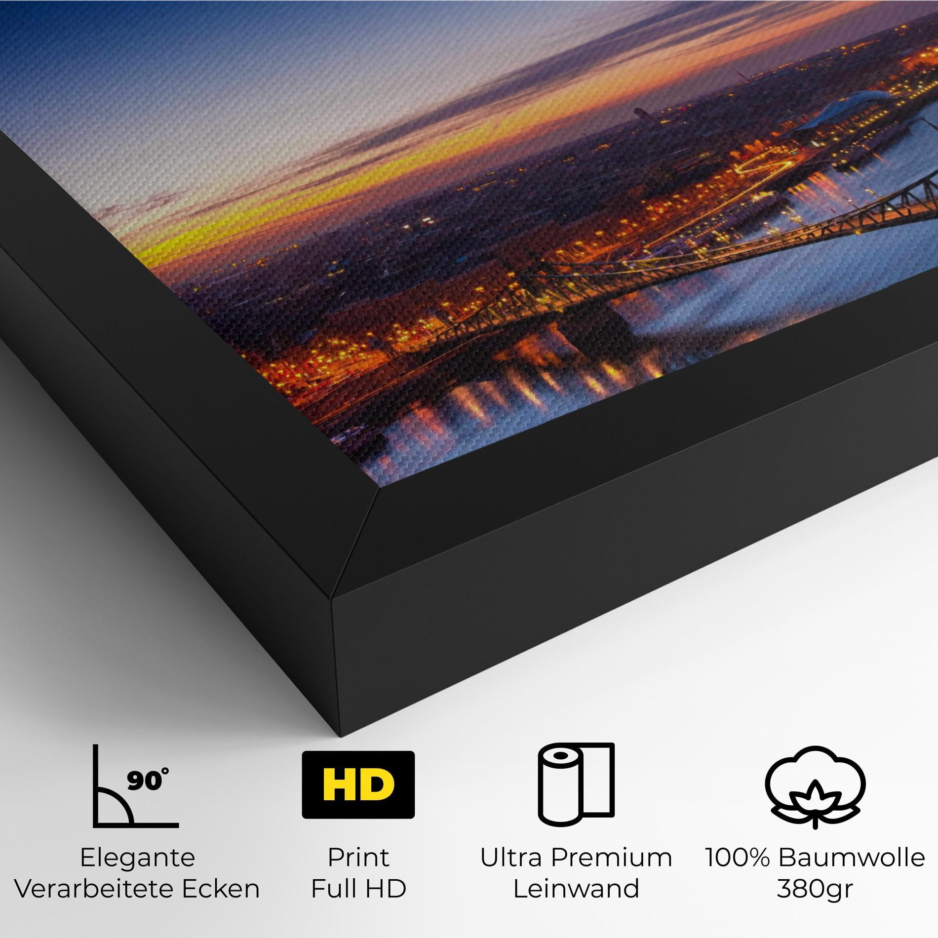 Leinwandbild Budapest Sunset mockup 4