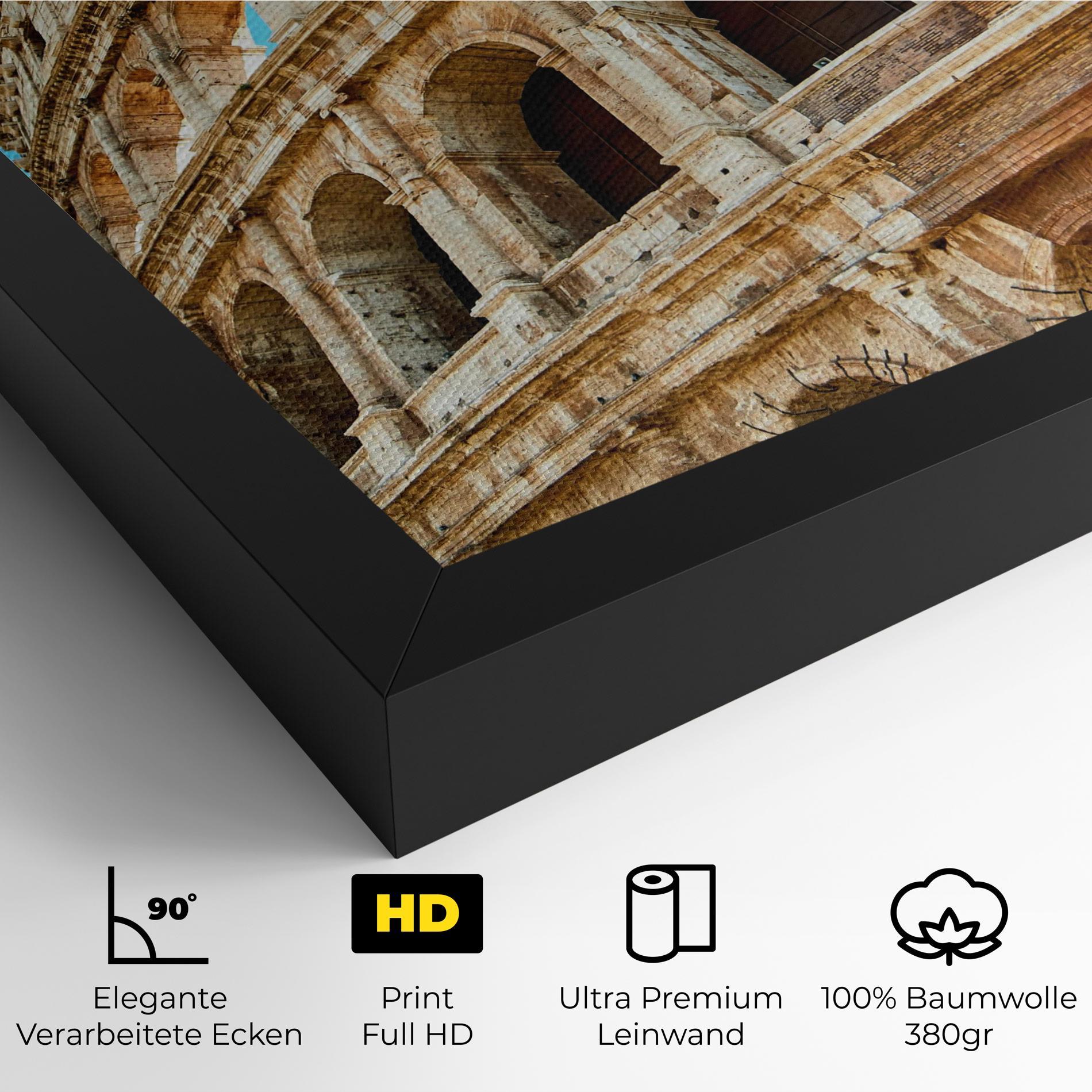 Leinwandbild Close Colosseum mockup 4