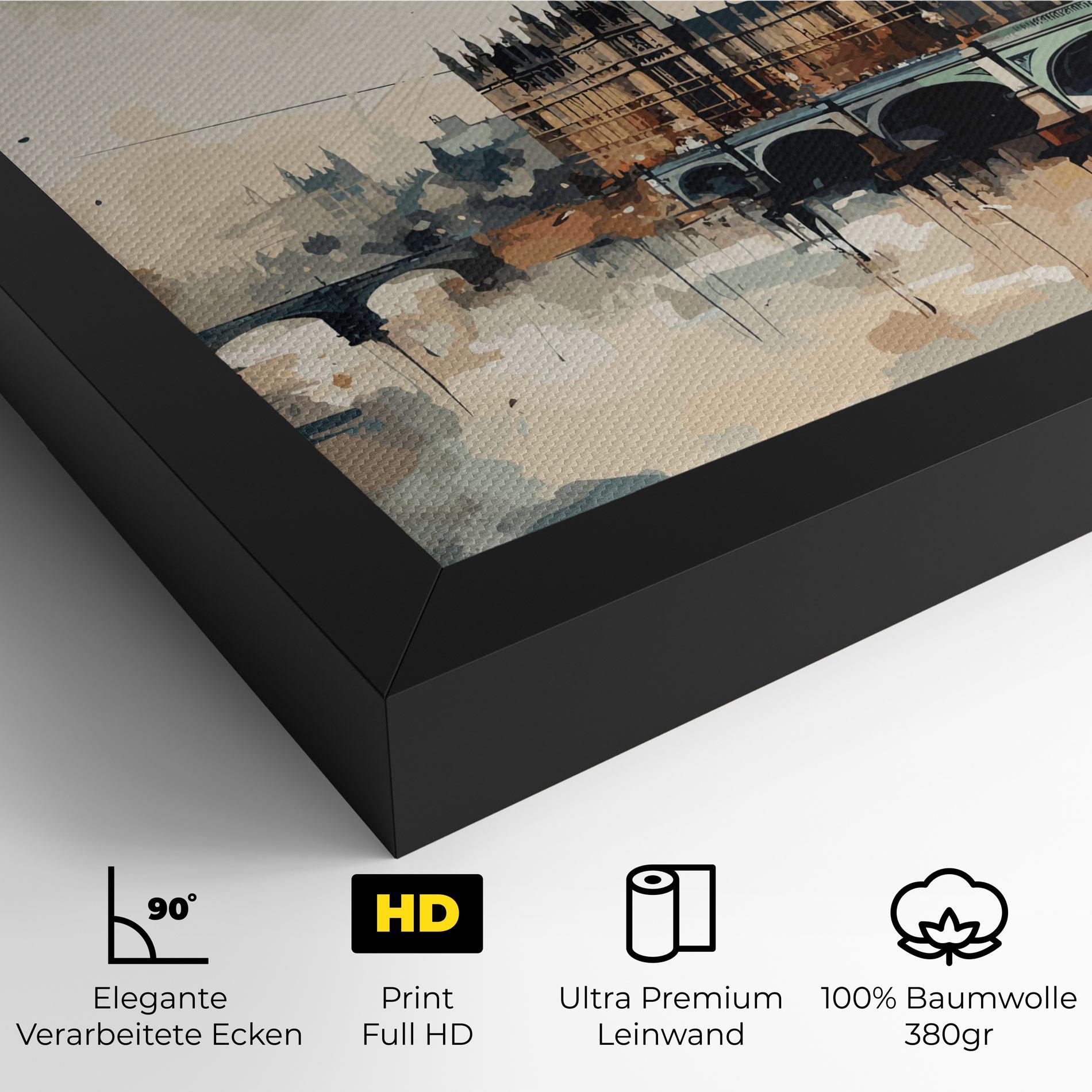 Leinwandbild England Art mockup 4