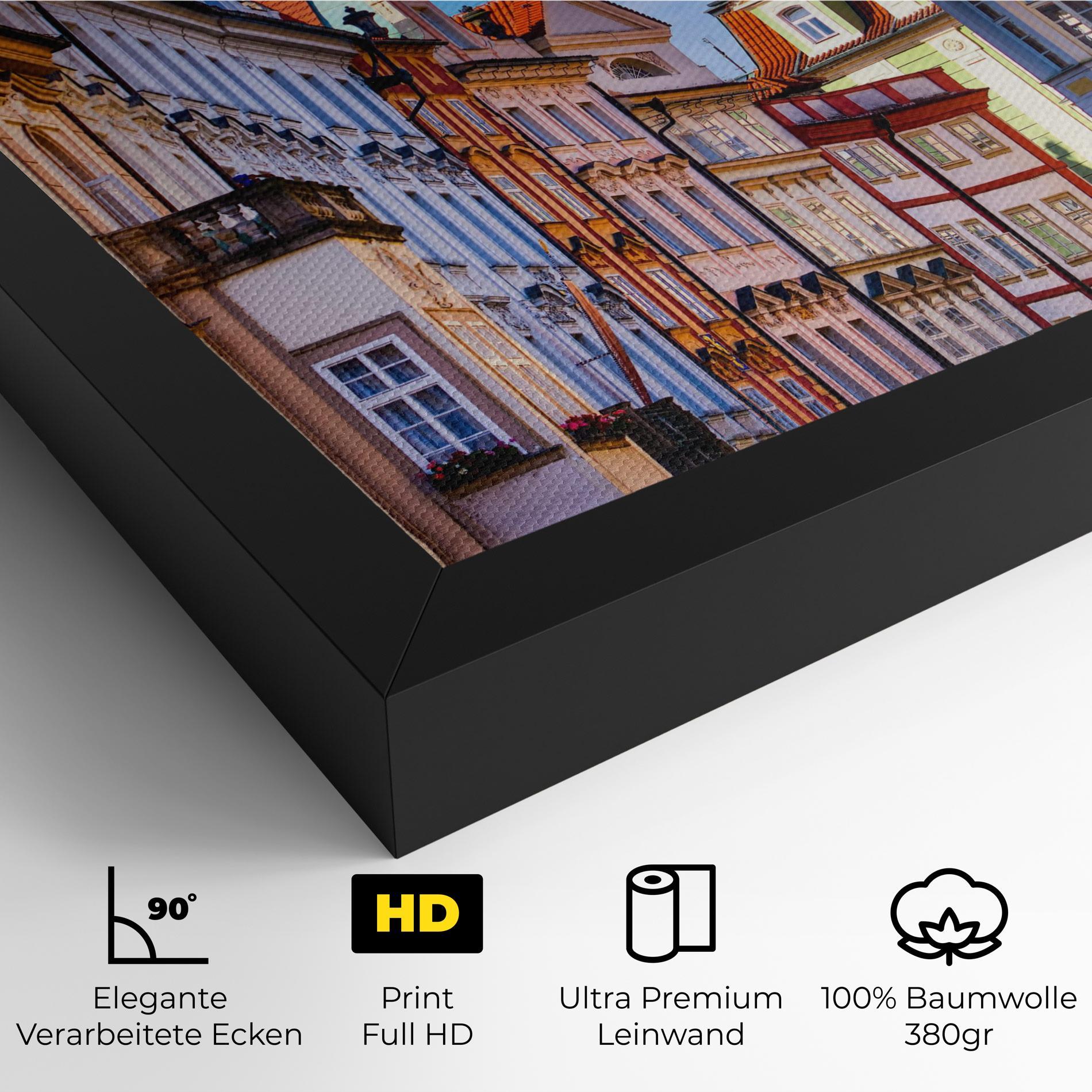 Leinwandbild Prague Buildings mockup 4