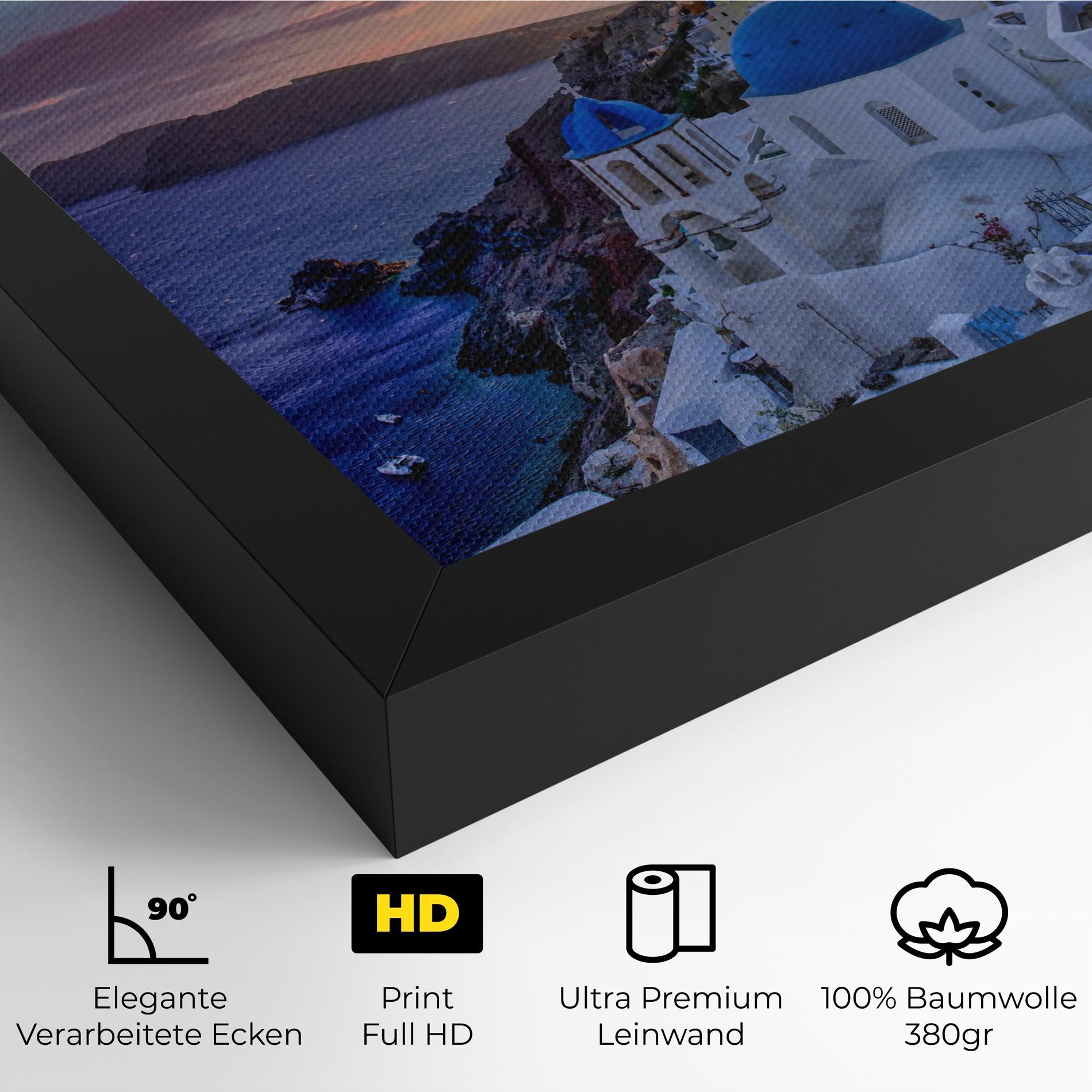 Leinwandbild Santorini View mockup 4