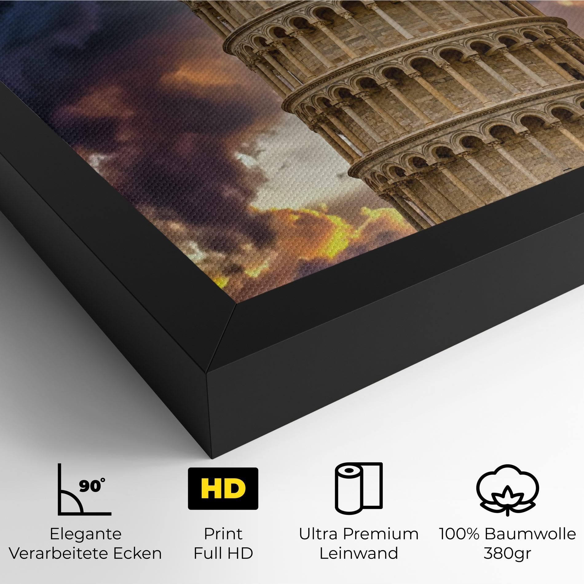Tower Of Pisa Sunset mockup 4