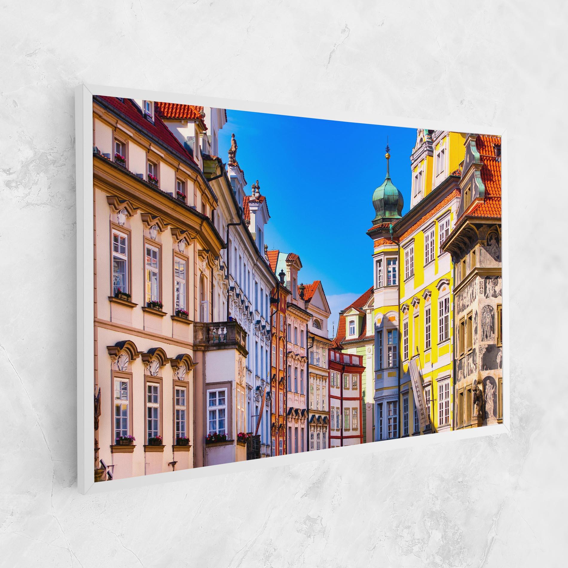 Leinwandbild Prague Buildings mockup 1