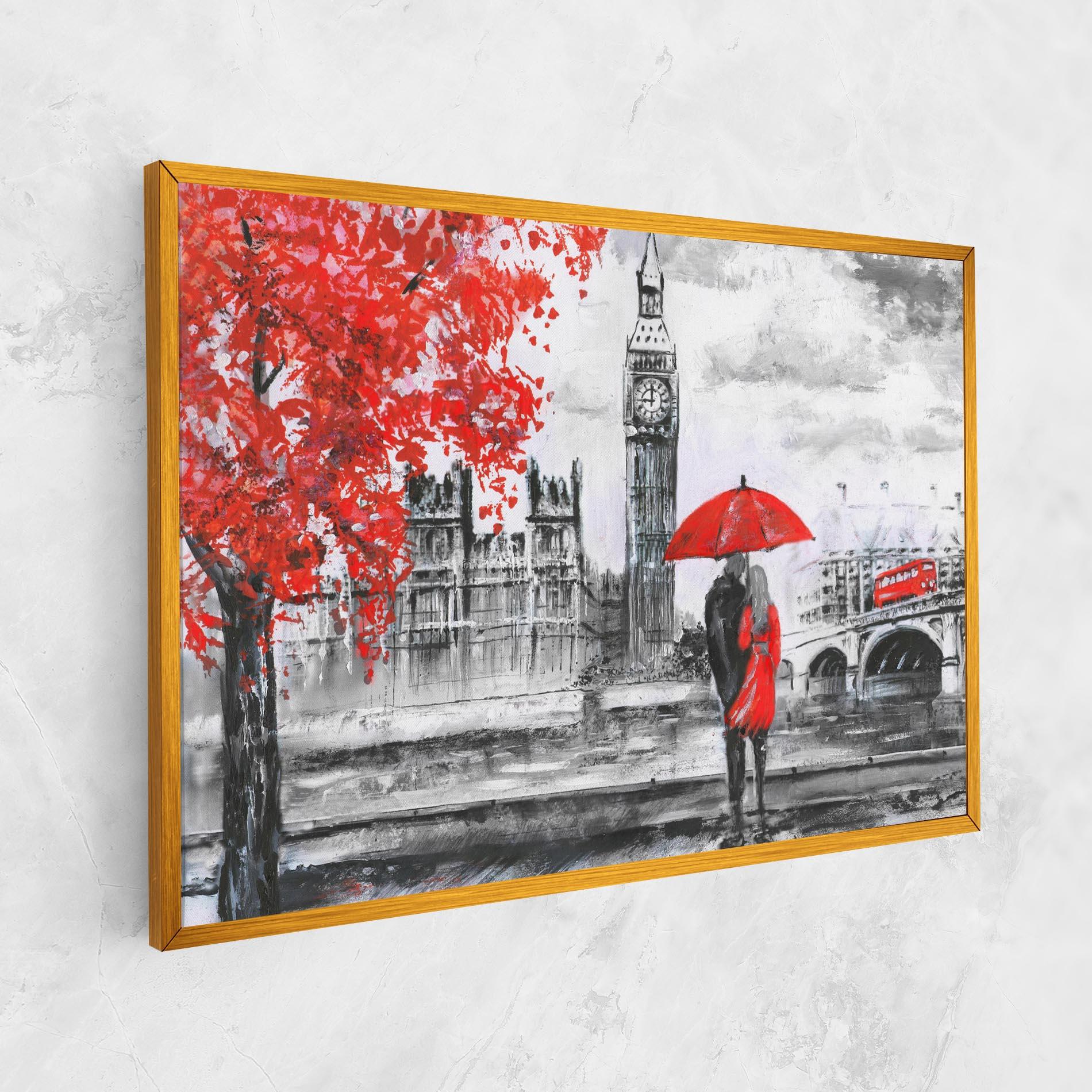 Leinwandbild London Love mockup 1