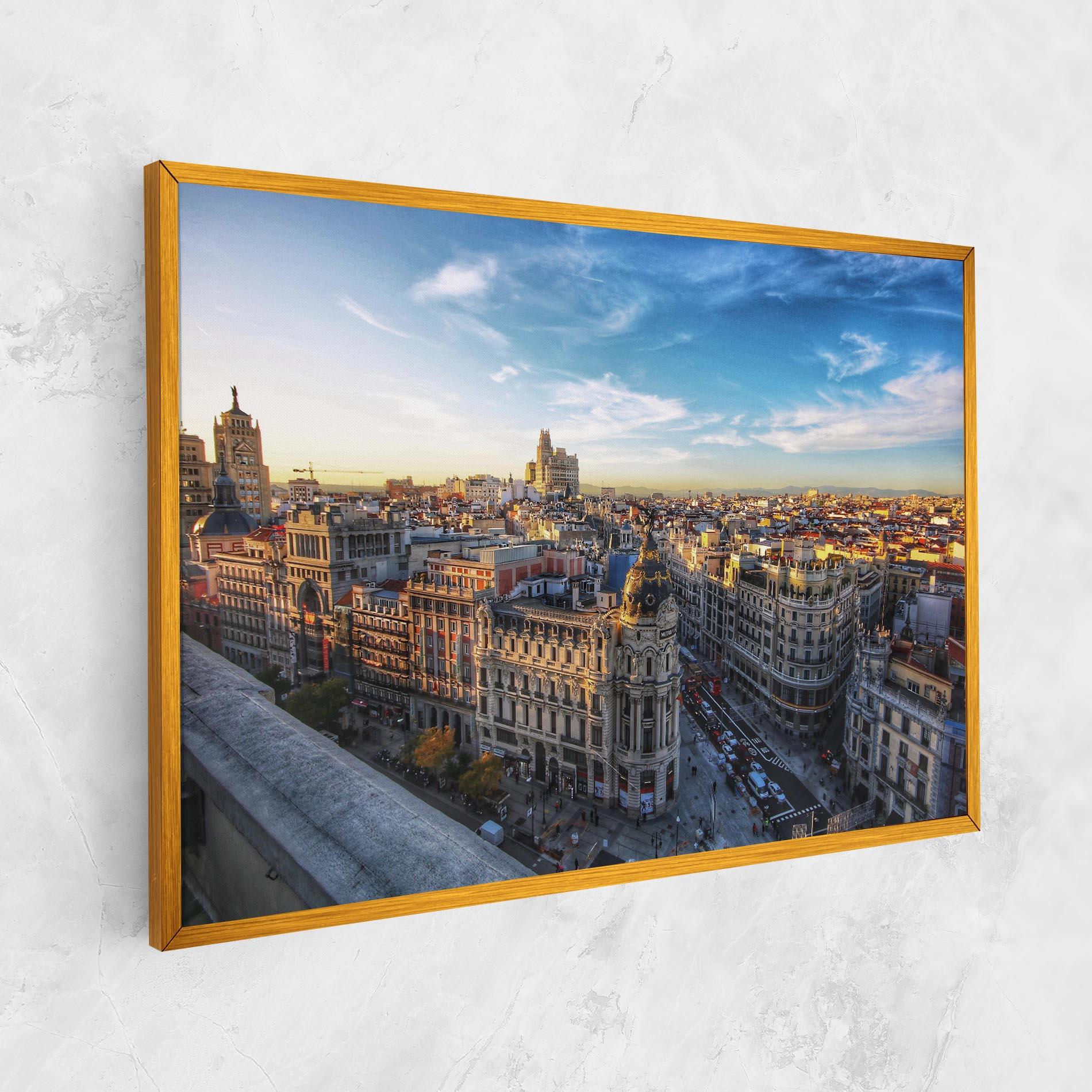 Leinwandbild Madrid View mockup 1