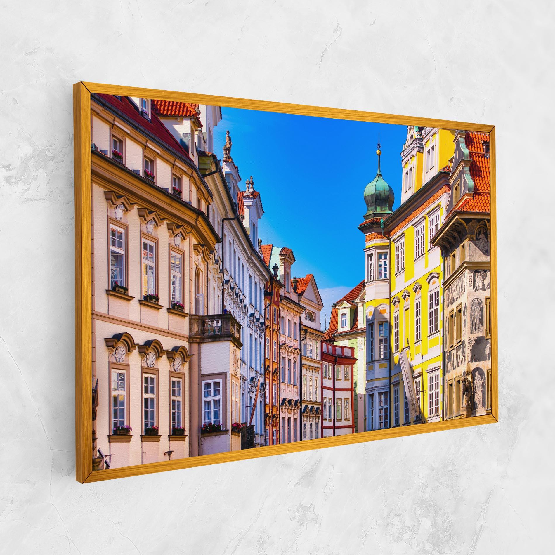Leinwandbild Prague Buildings mockup 1