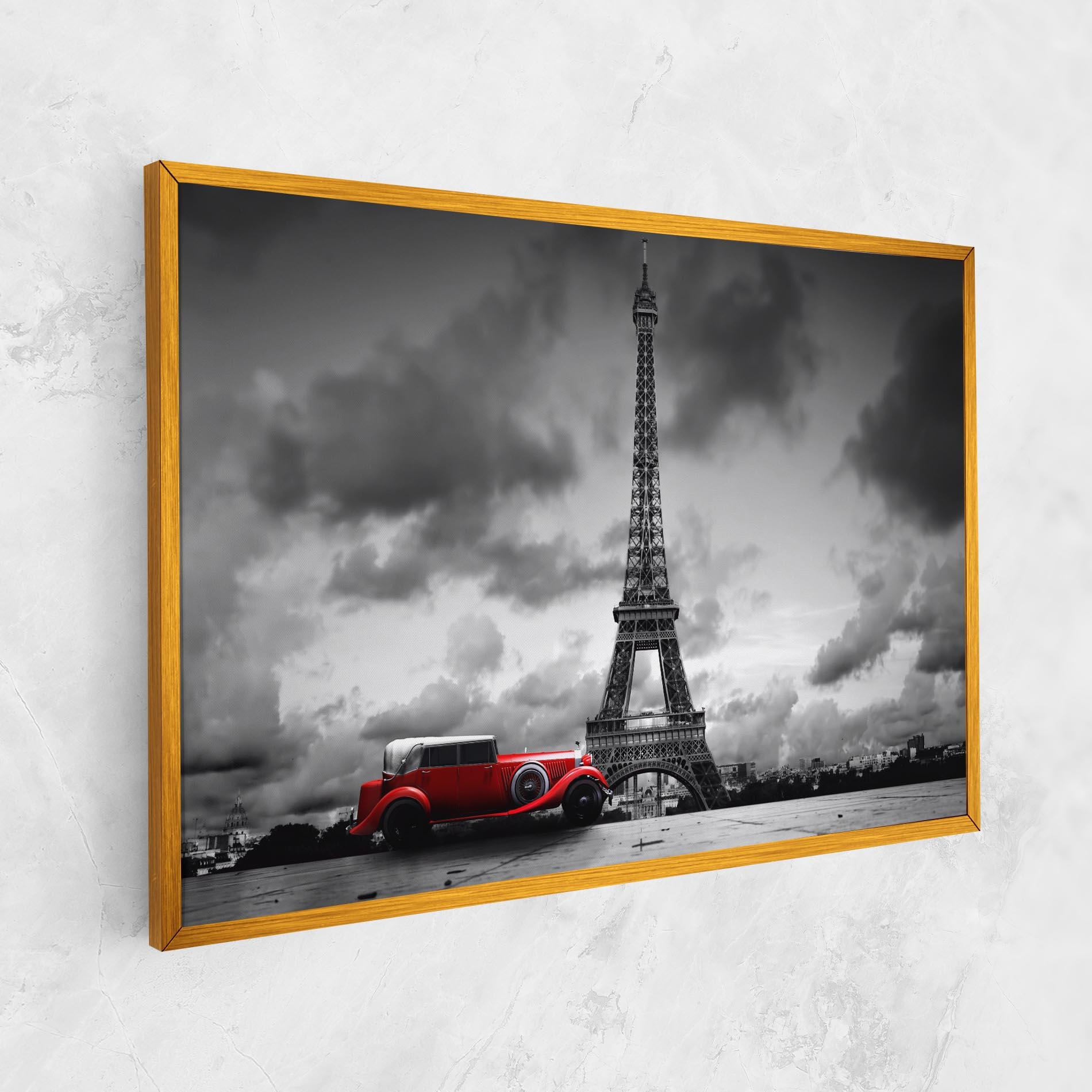Leinwandbild Vintage Paris mockup 1