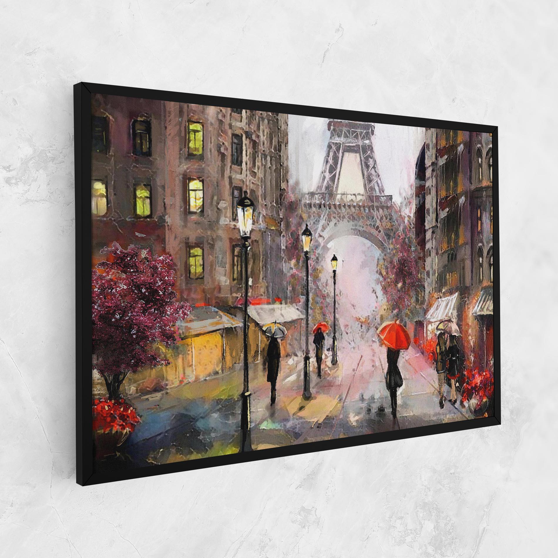 Leinwandbild Paris Colours mockup 1