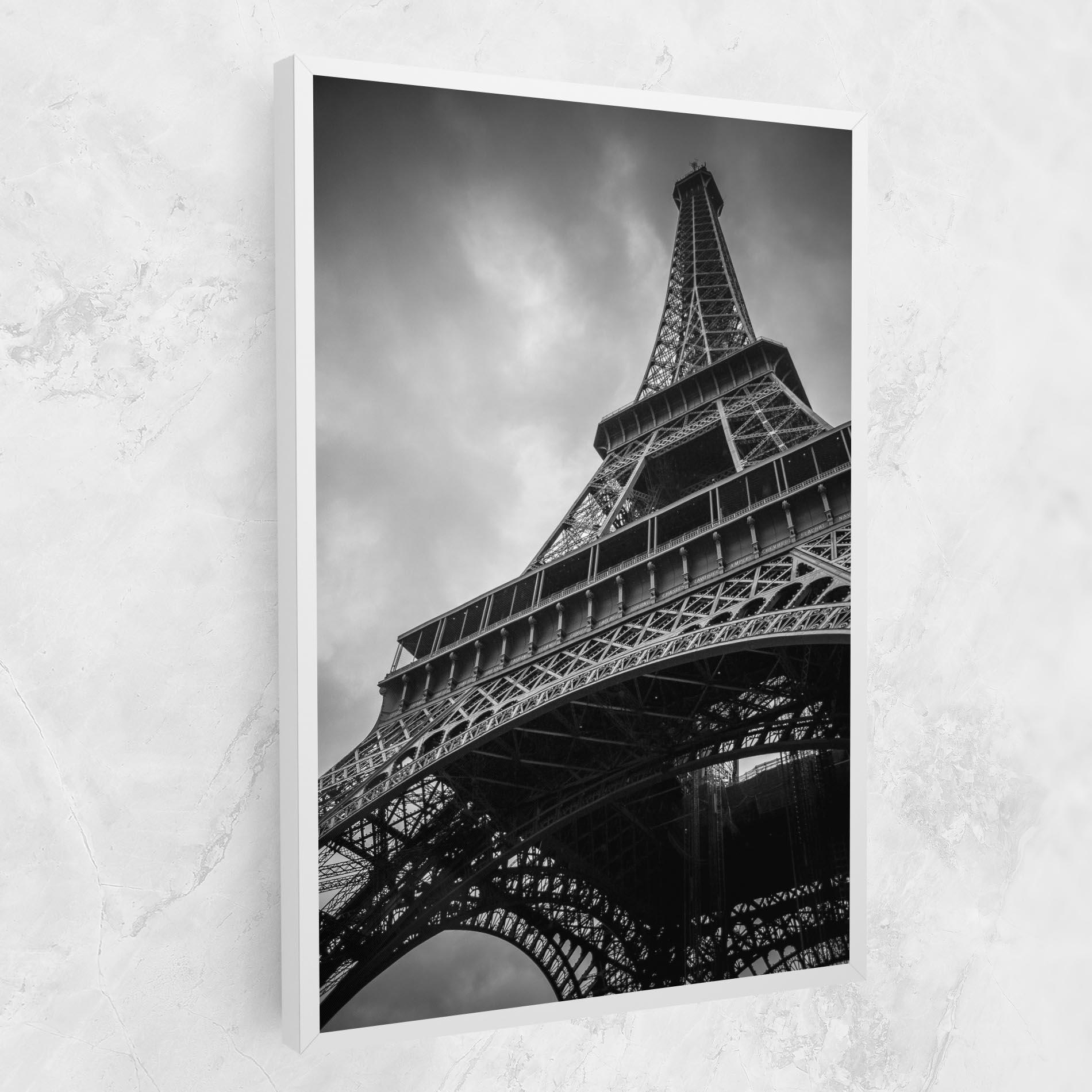 Leinwandbild Eiffel Grey Tower mockup 1