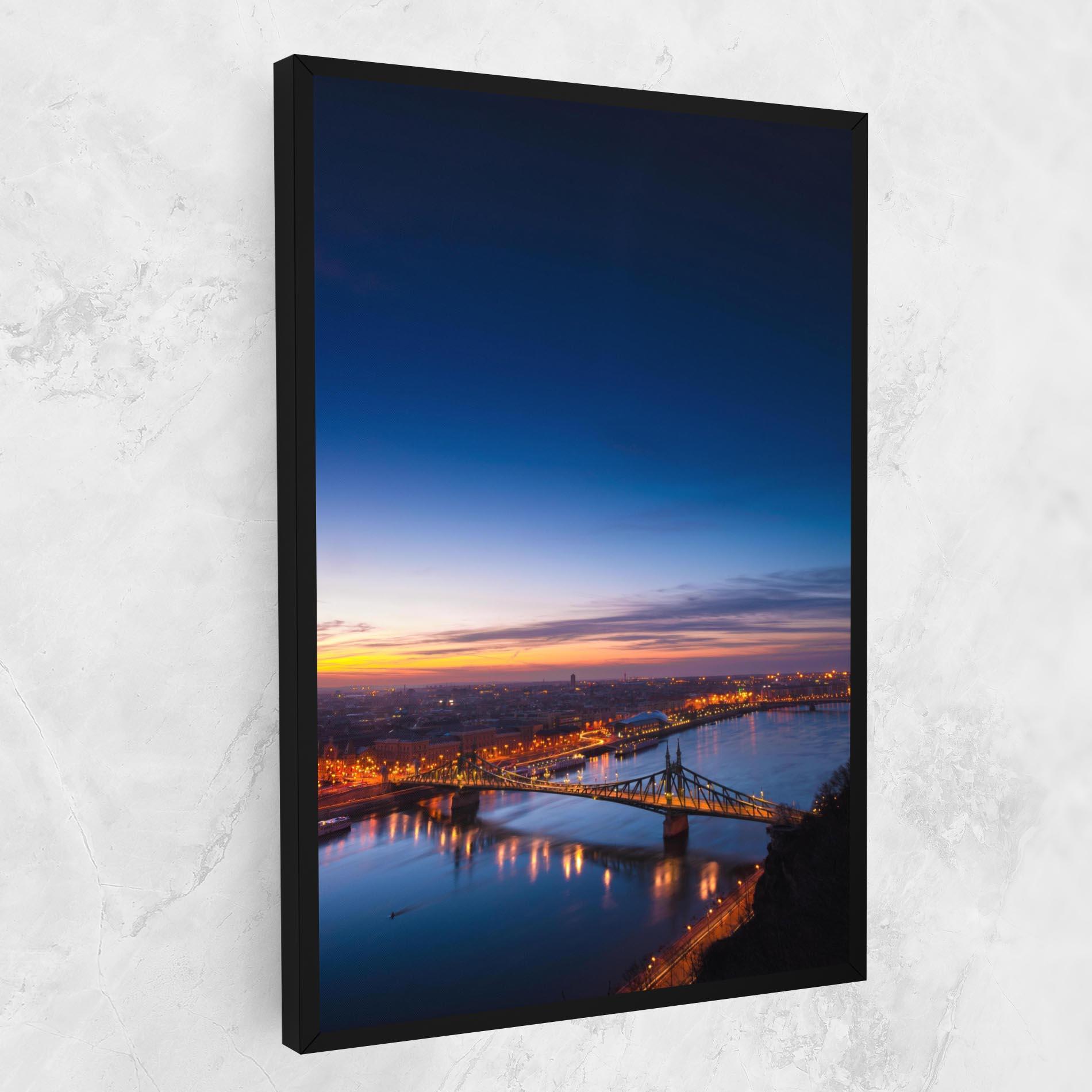 Leinwandbild Budapest Sunset mockup 1