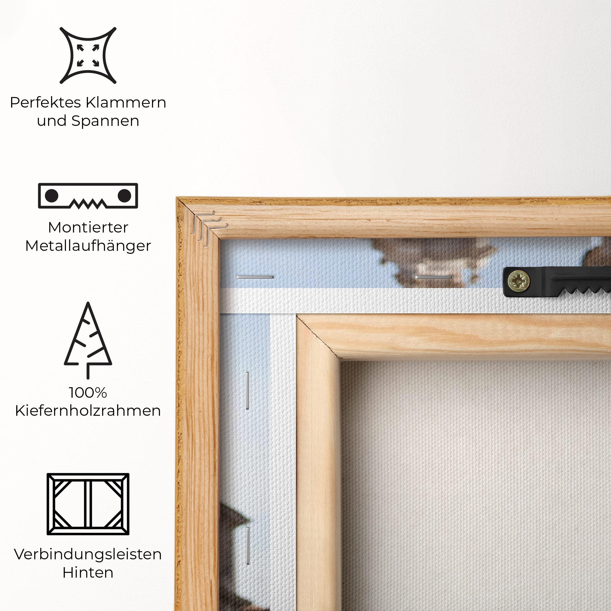 Leinwandbild Baroque Statue Italy mockup 5